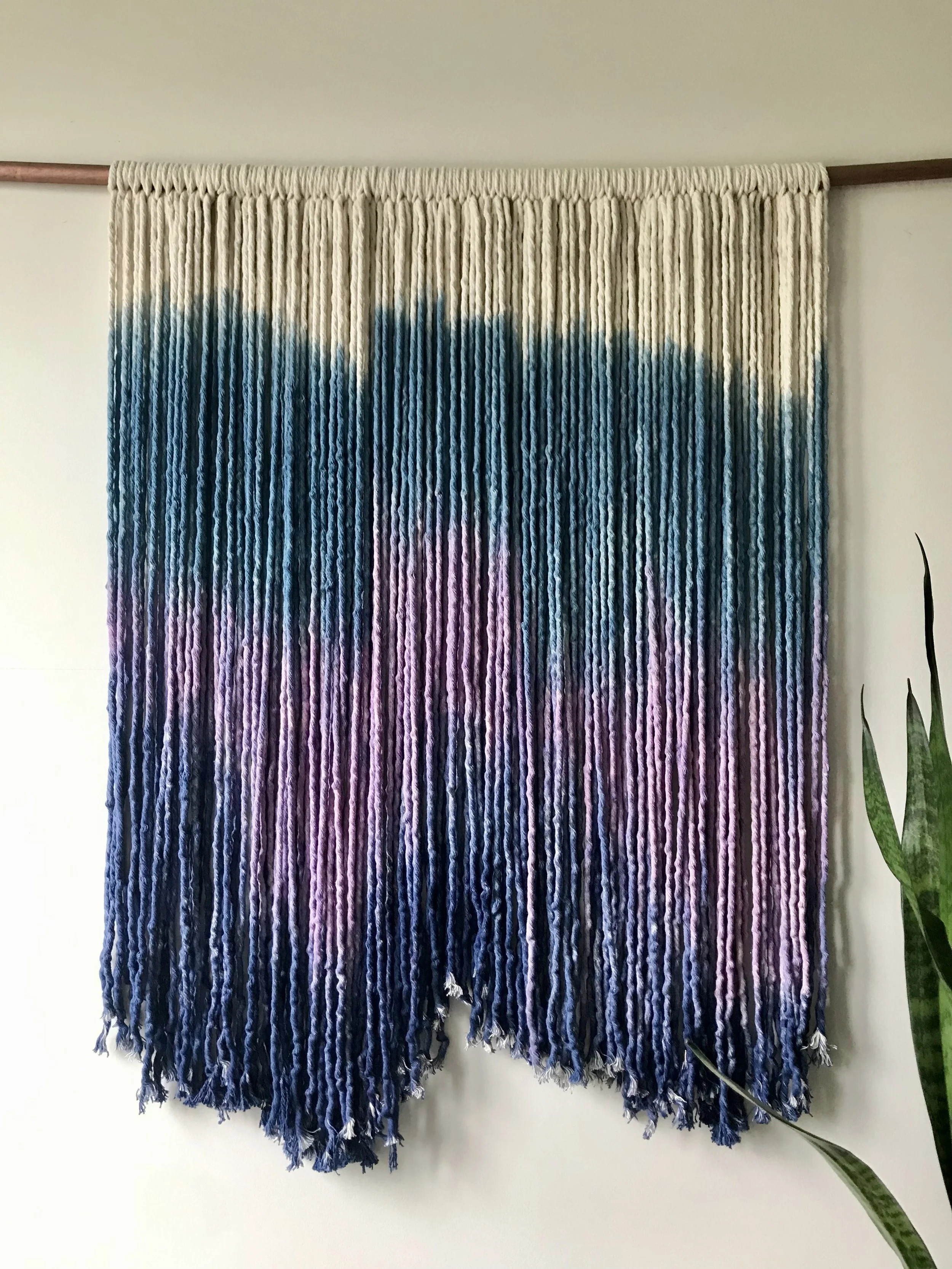 Horizon Blur
2020
Cotton, dye, paint, wood
32"H x 24"L