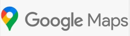 Google Maps logo with map pin icon.