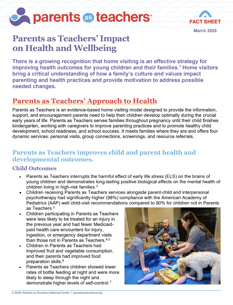 Health and Wellbeing Fact Sheet March 2025