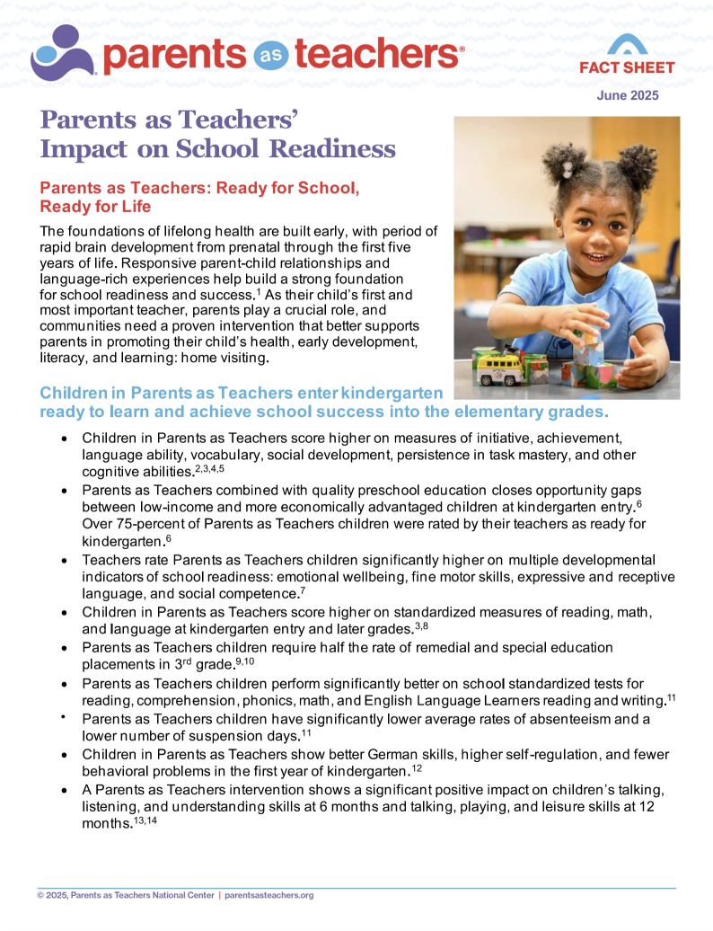 School Readiness Fact Sheet June 2025