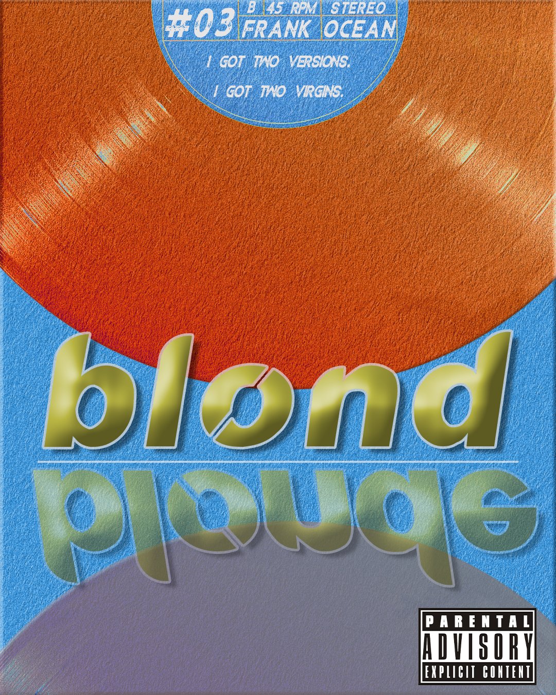 Inspired by: Blonde - Frank Ocean