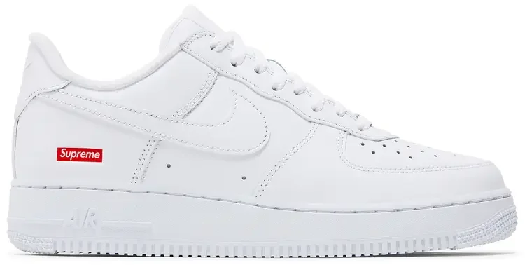 Supreme x Nike Air Force 1 Low 'Box Logo - White'