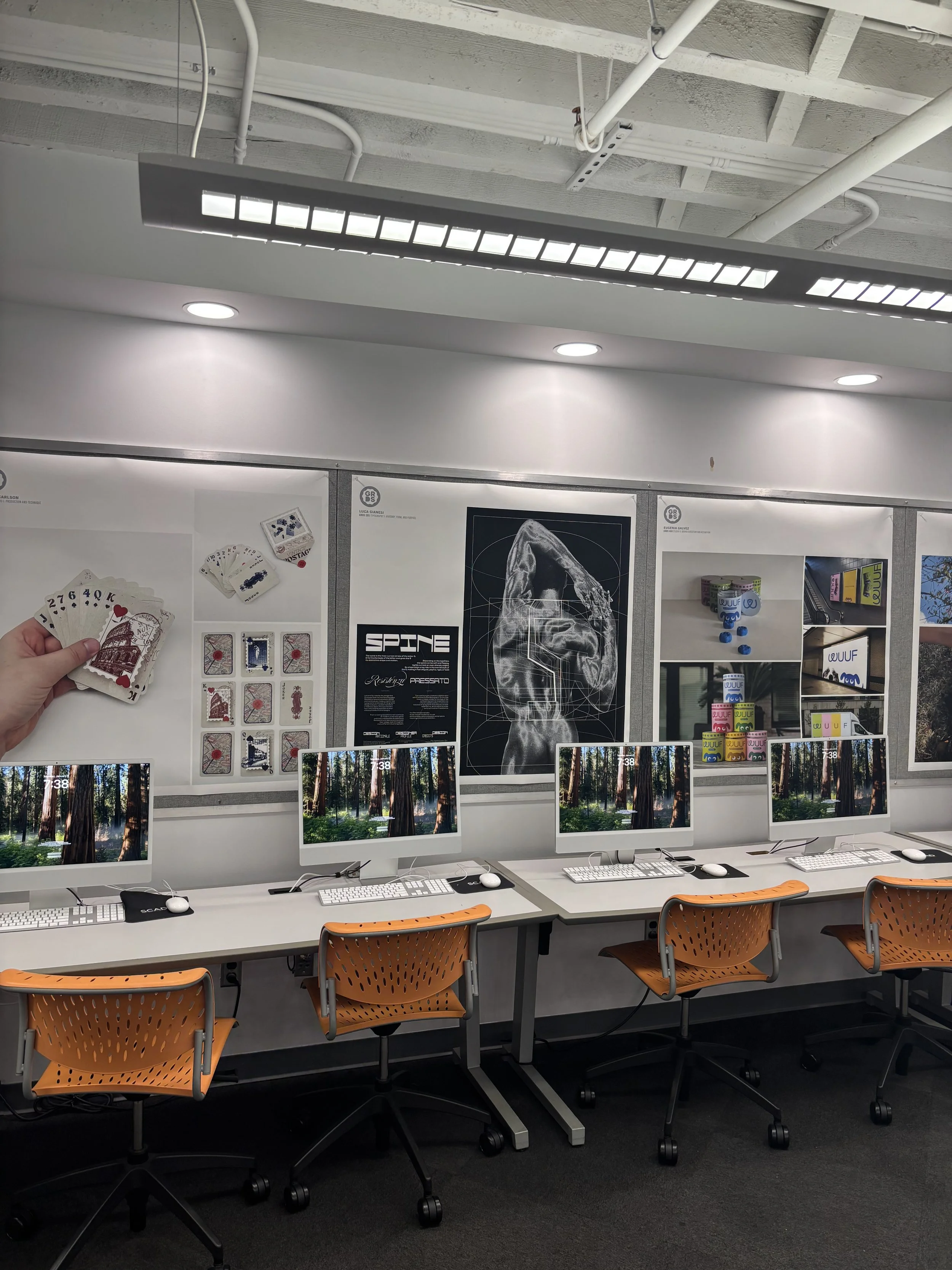 project hung up on SCAD Graphic Design Department