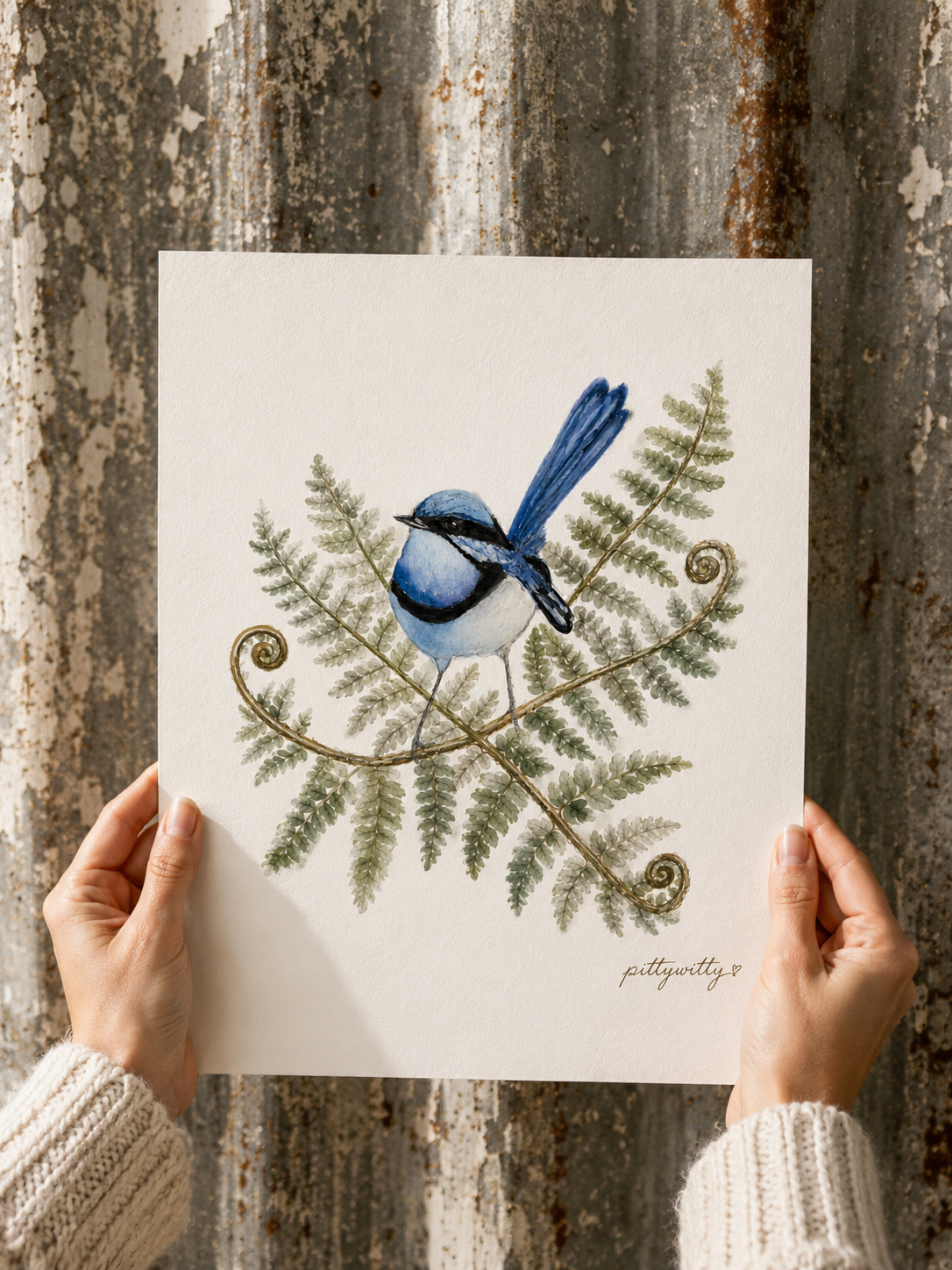 NEW Splendid Fairywren - A4 Digital Print