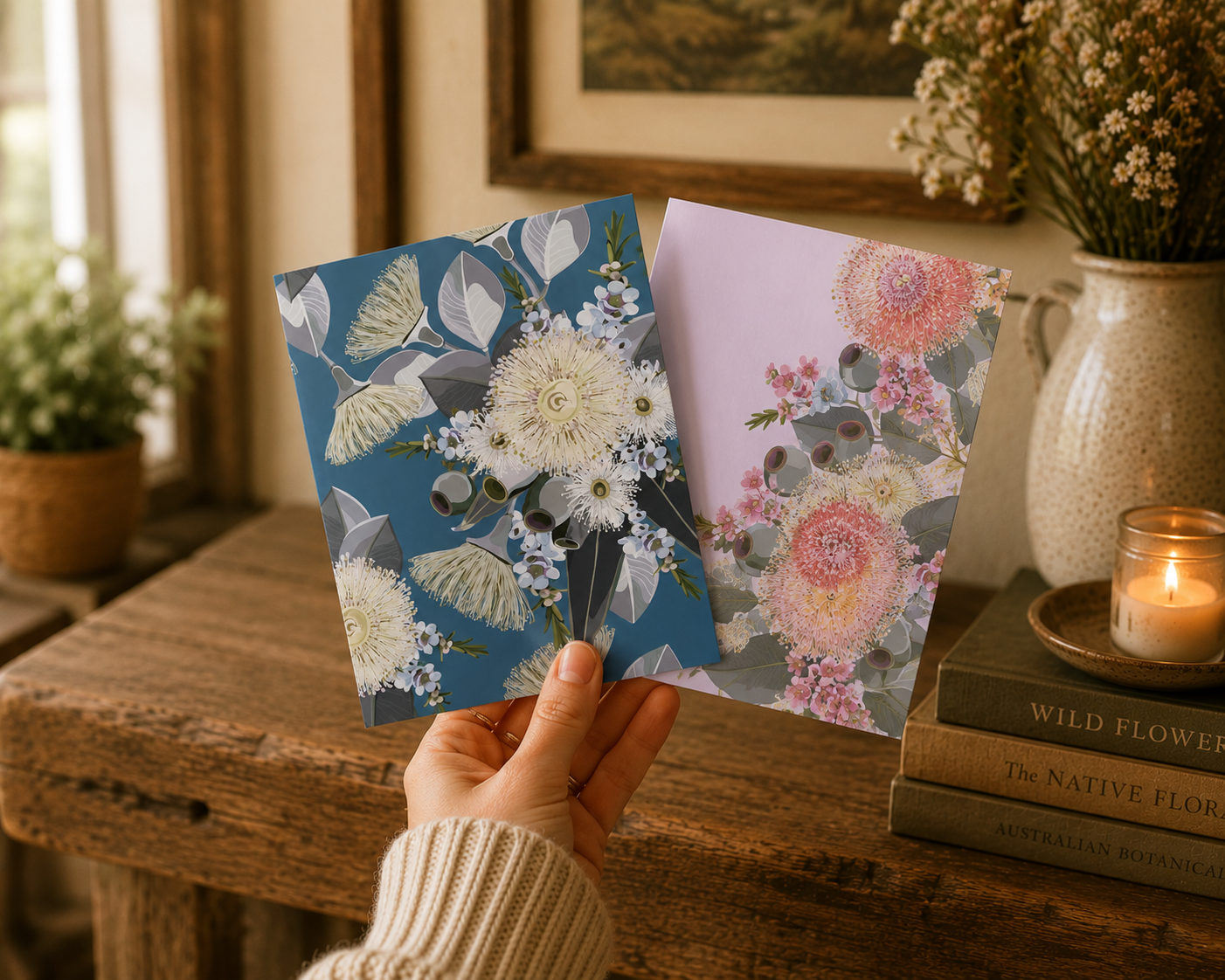Botanical Gift Cards - Set of two