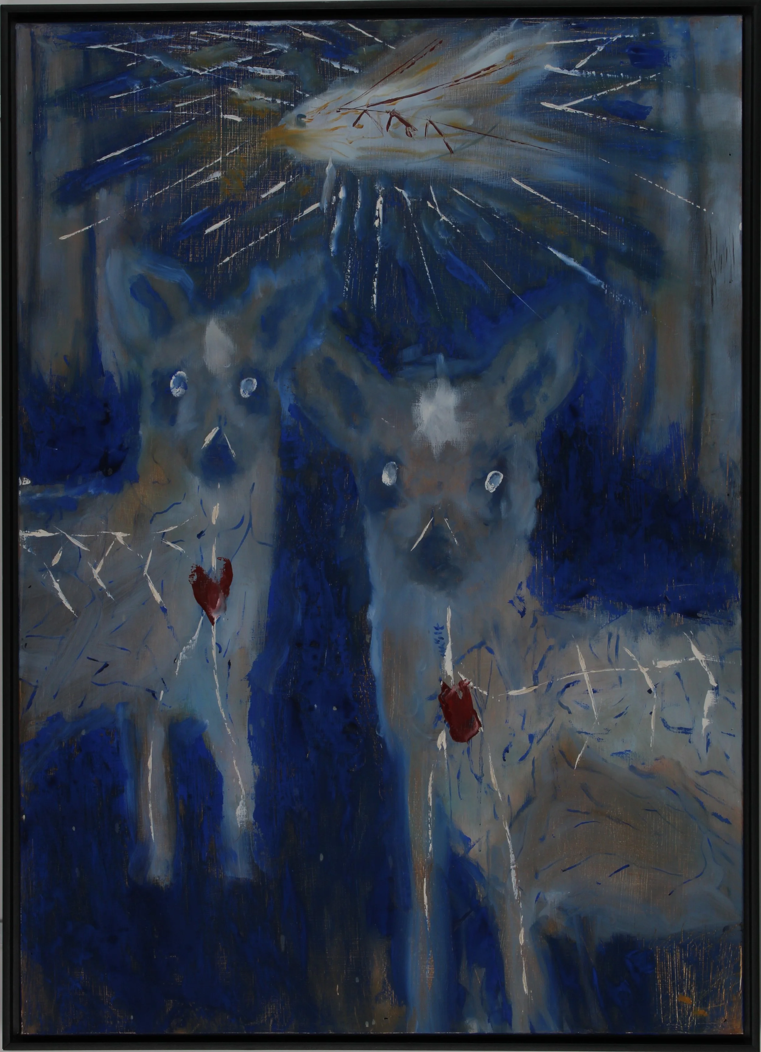 Espectro, 2023. Óleo sobre mdf, 50cmx70cm