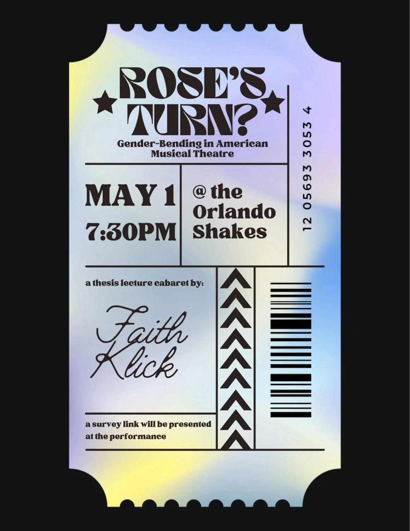 Rose&rsquo;s Turn
A lecture cabaret exploring how audience perception affects gender-bending in American musical theatre. Our lovely @klickfai101 will be performing 6 songs from the American musical theatre canon such numbers from Something Rotten, O
