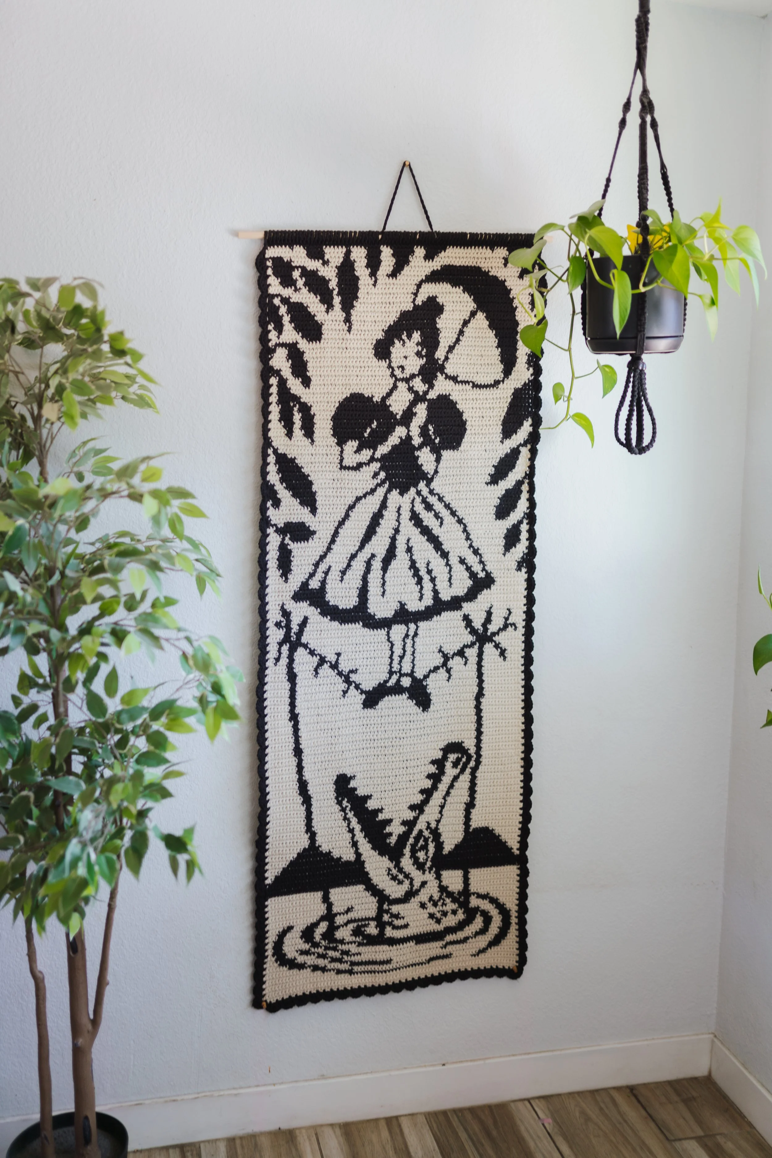 Tightrope Walker DIGITAL TAPESTRY CROCHET PATTERN | instant download (PDF)