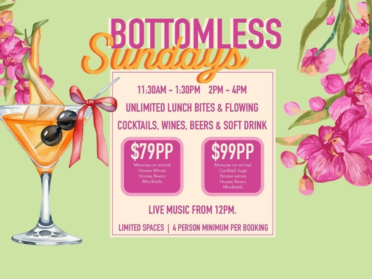 Bottomless Sundays Poster