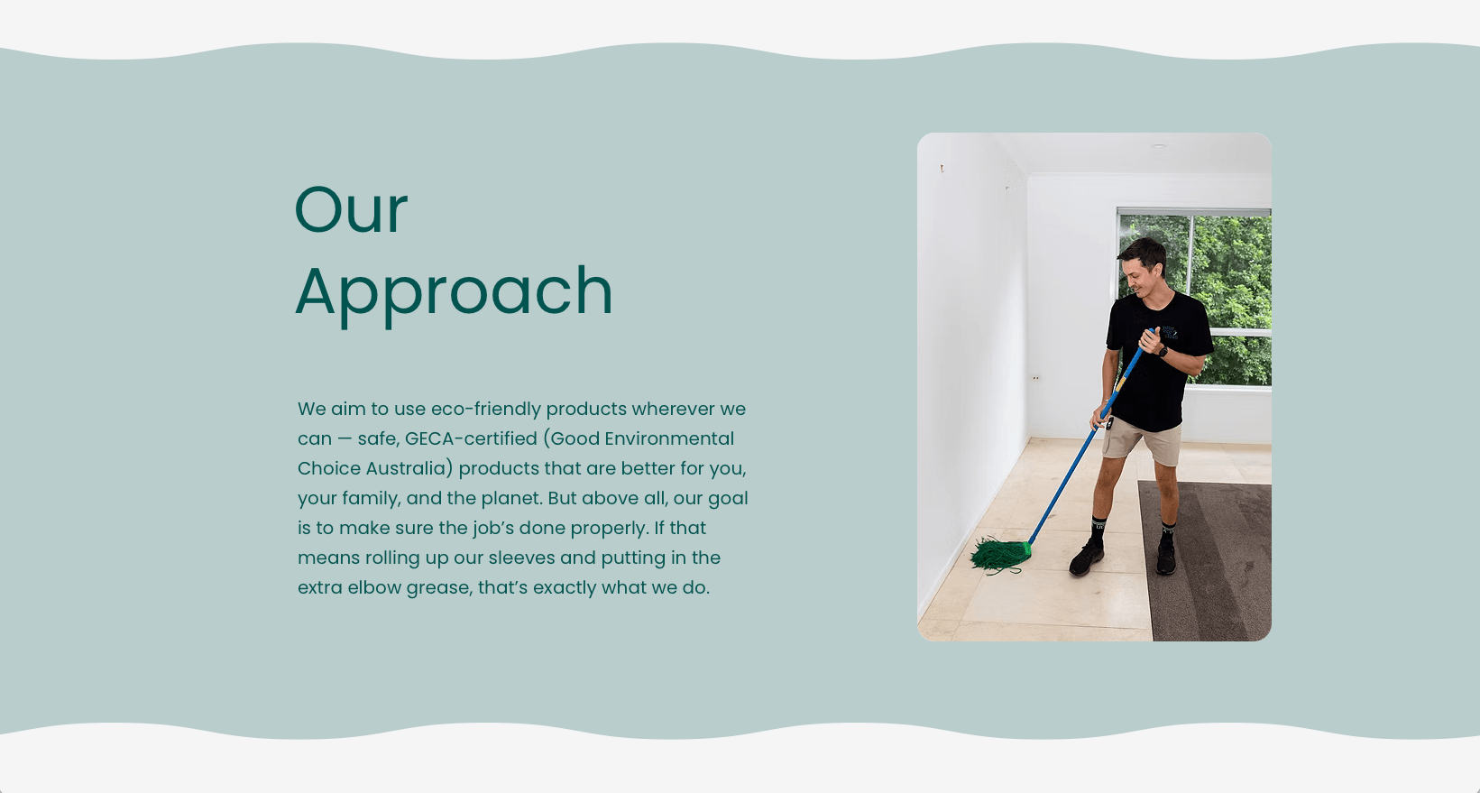 A webpage for Your Eco Clean