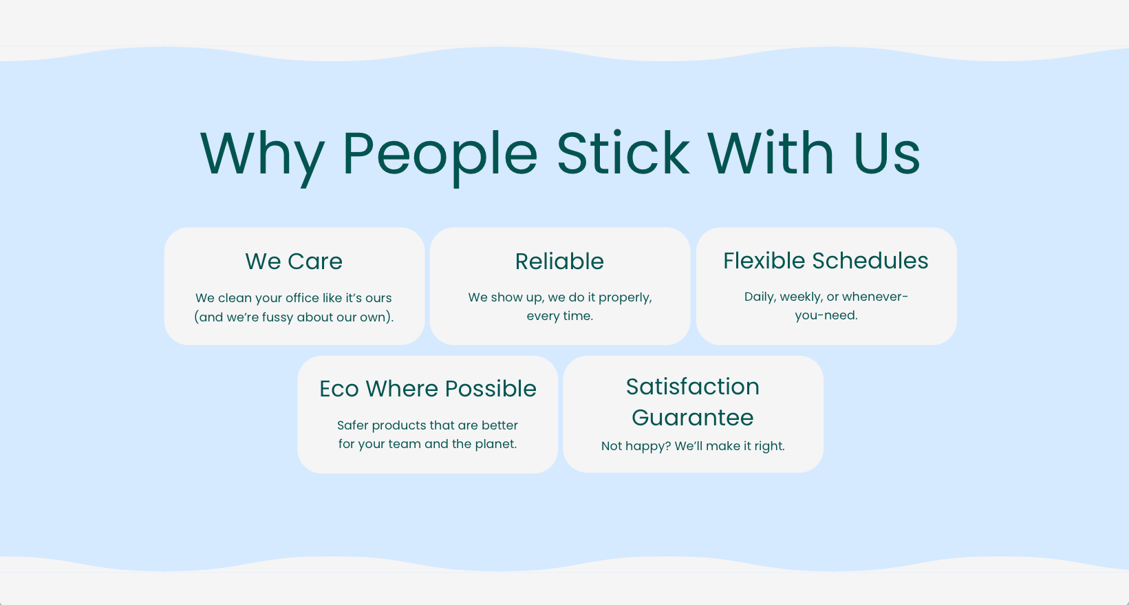 A webpage for Your Eco Clean