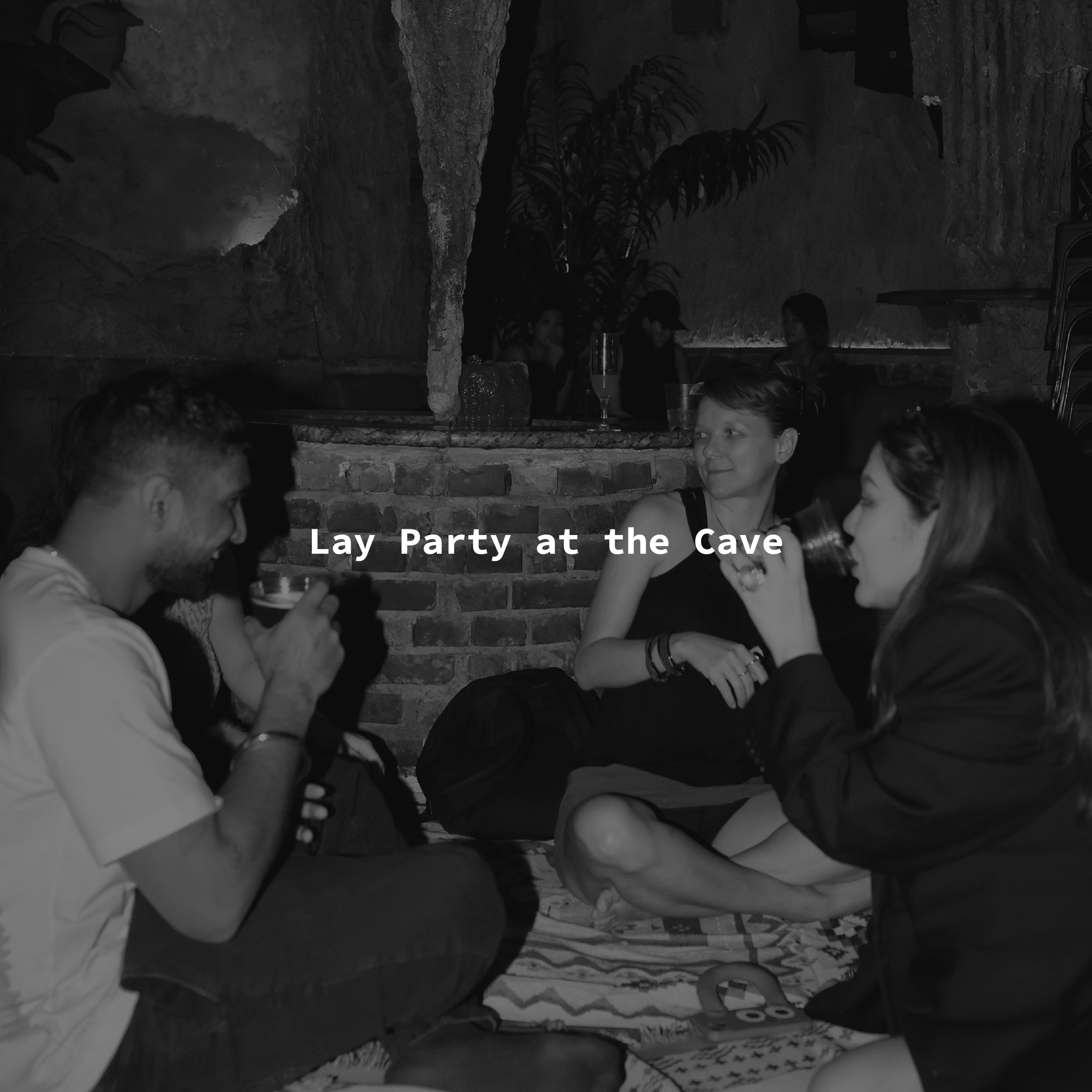 Lay Party in a cave with deep house beats in downtown Manhattan, New York, produced by the experiential agency ANG Concept.