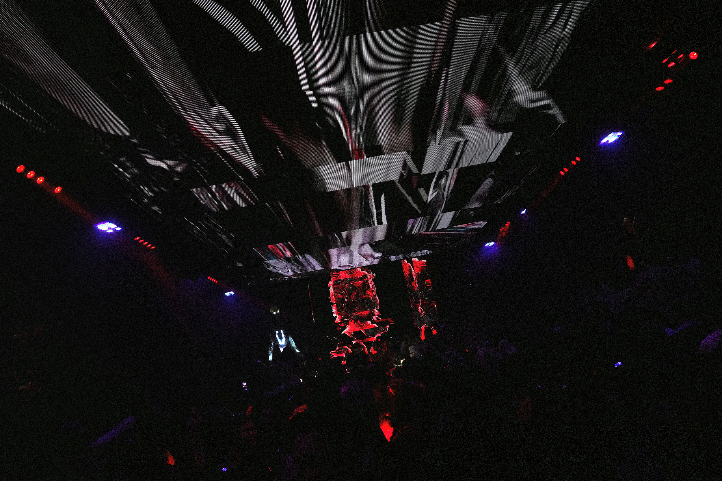 3D animation visuals by Flexion Productions for ANG Concept's Halloween rave in New York, Masquerade of Freaks.