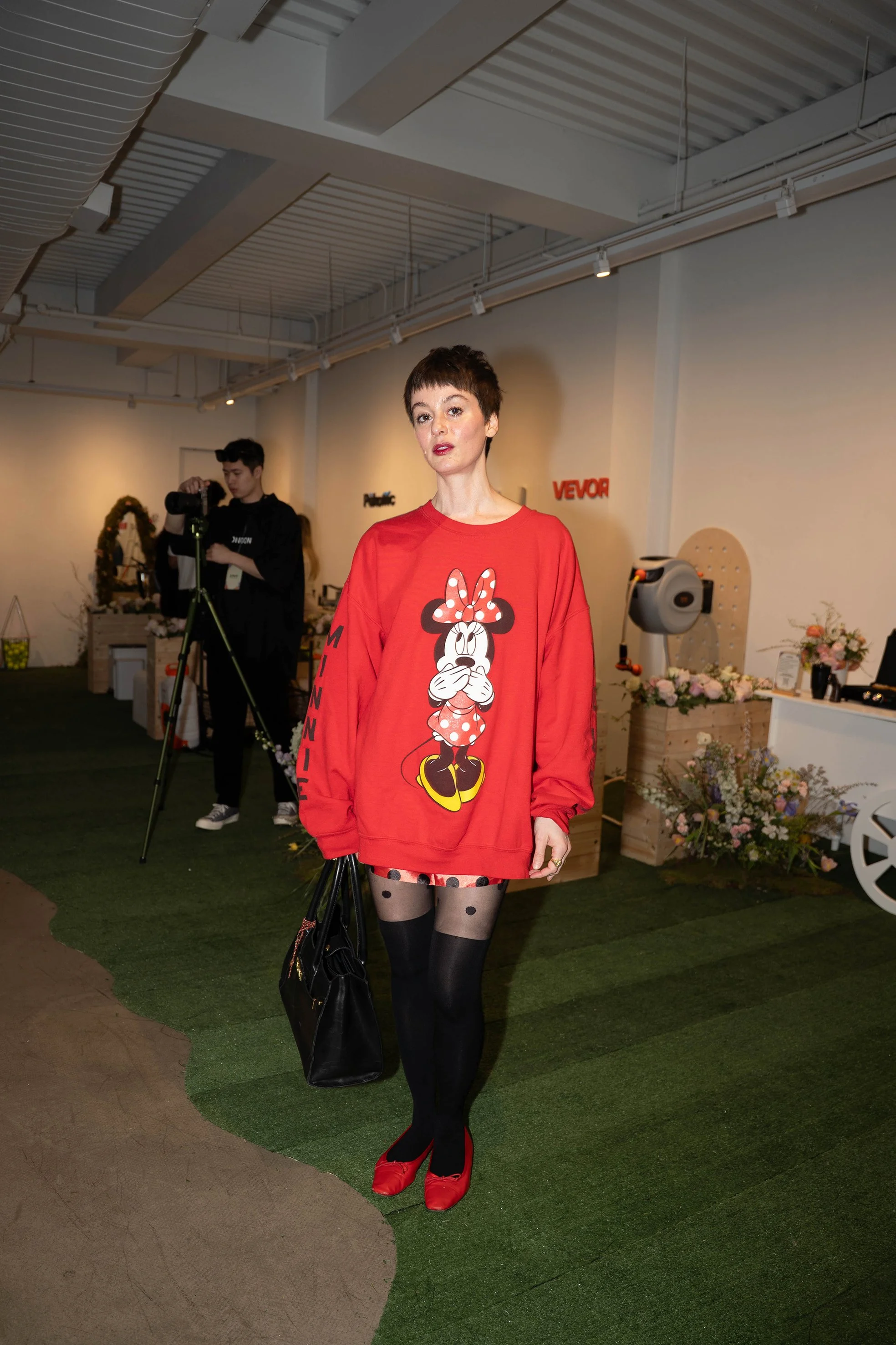 A KOL guest captured at the TikTok Super Wish Season pop-up activation by experiential production agency ANG Concept.