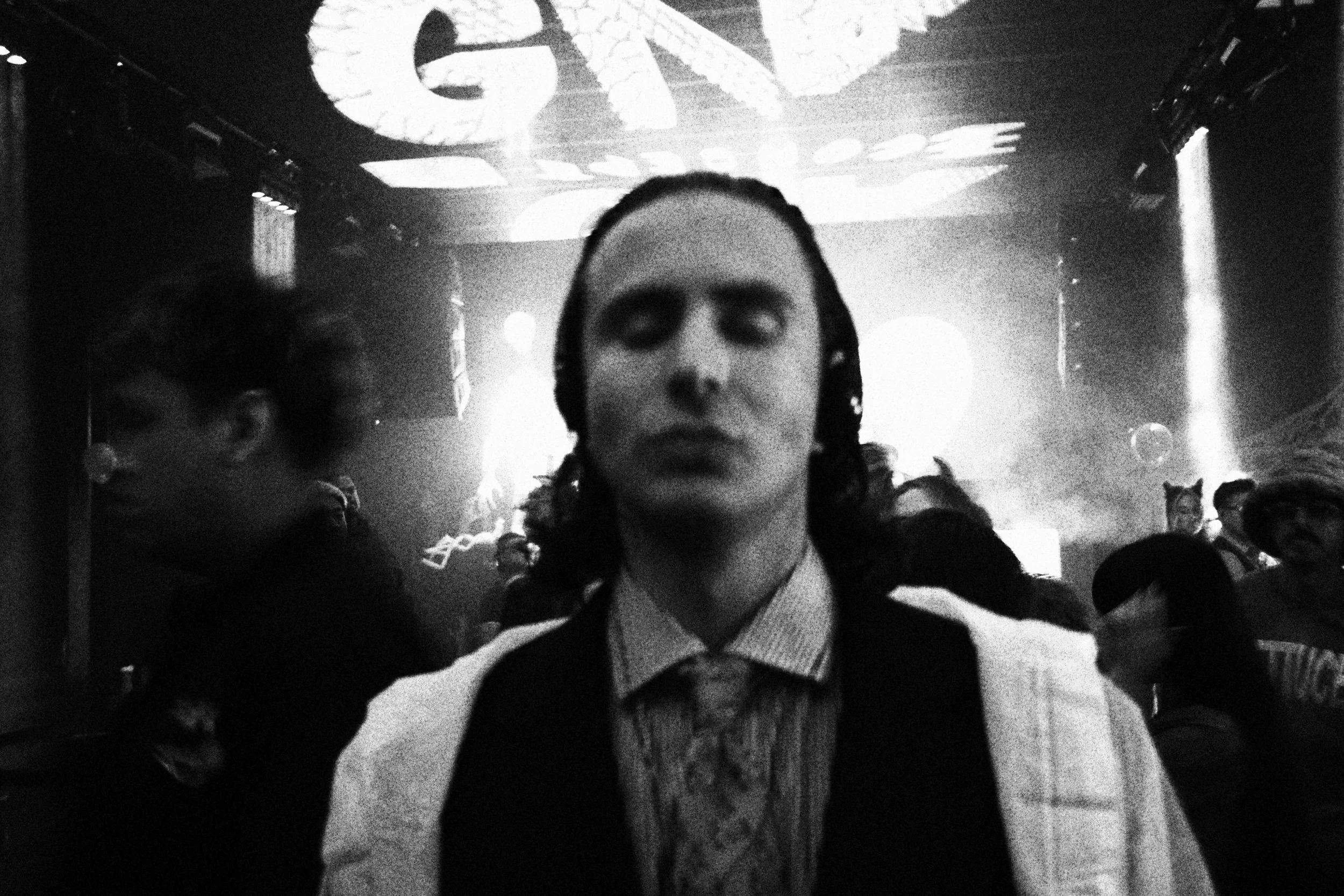 A VIP guest photographed at event production agency ANG Concept's Halloween party, Masquerade of Freaks, in New York.