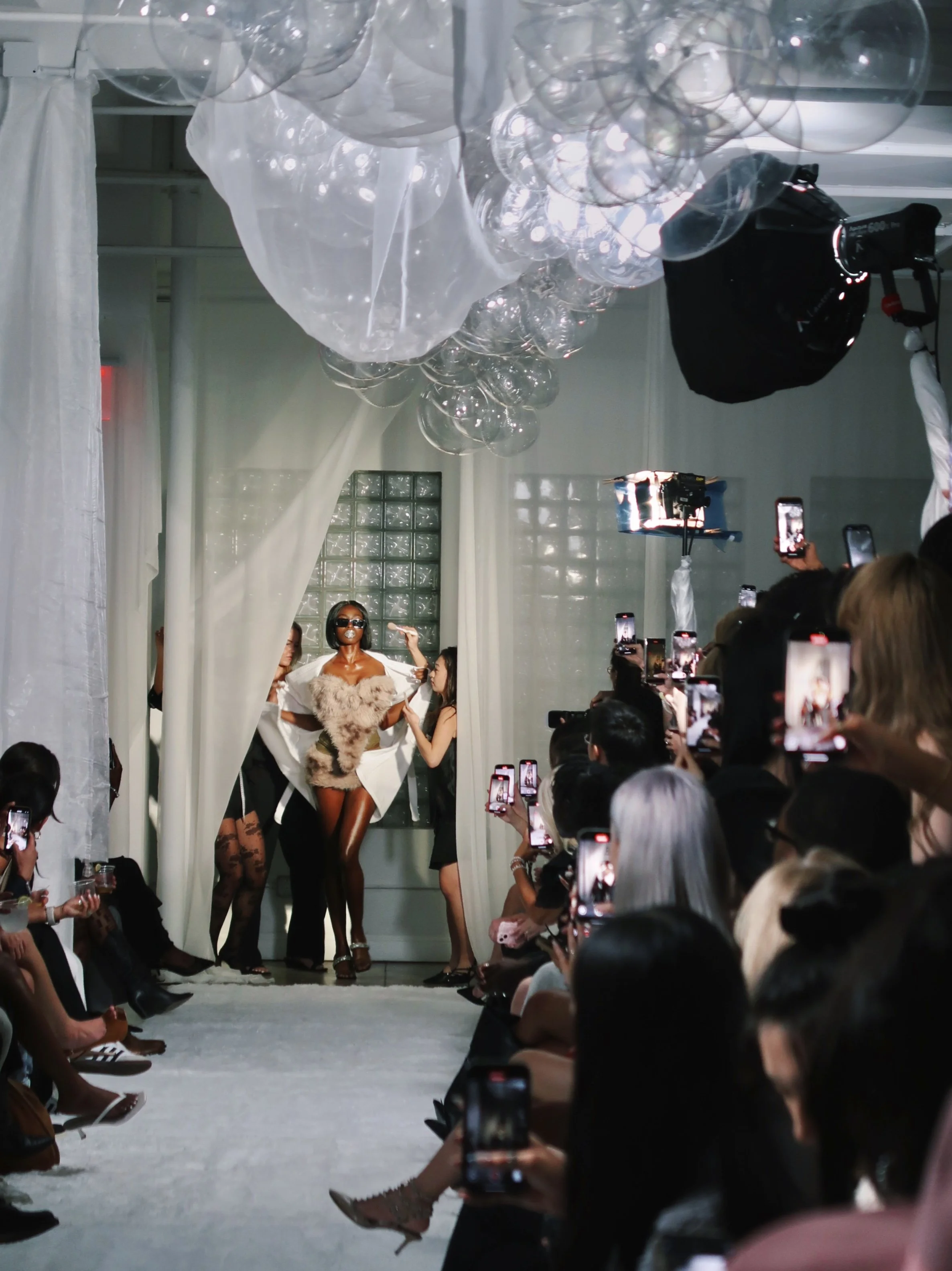 First look at NYFW SS26 EASTEAM "Rebel Heiress" by experiential production agency ANG Concept.