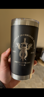 AIM Dev Team stainless steel tumbler