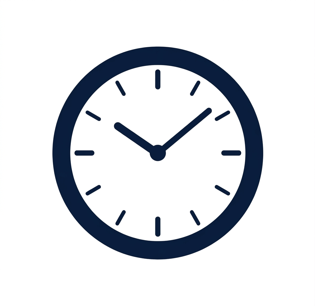 A clock showing the time as 10:09.