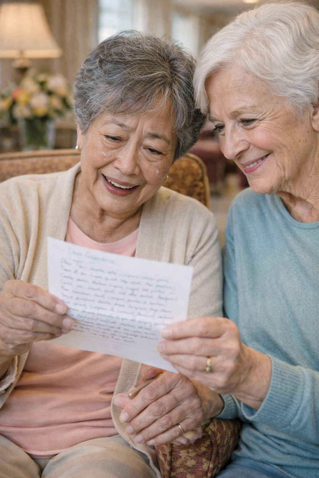 old asian lady share letter.png
