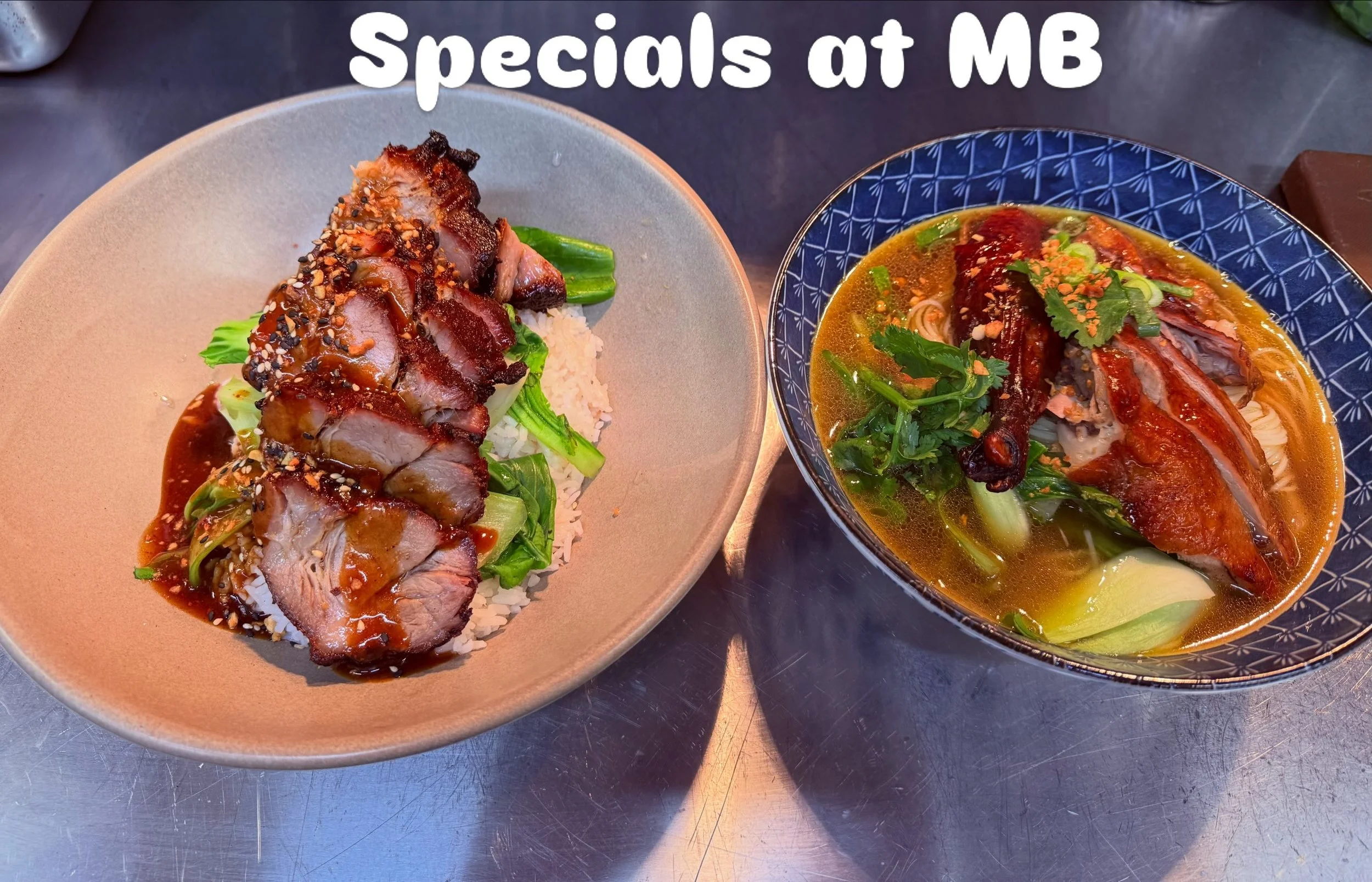 Come and celebrate Chinese Language week at Madama Butterfly! Choose between the Peking Duck Noodles or the Hong Kong BBQ Pork on Rice