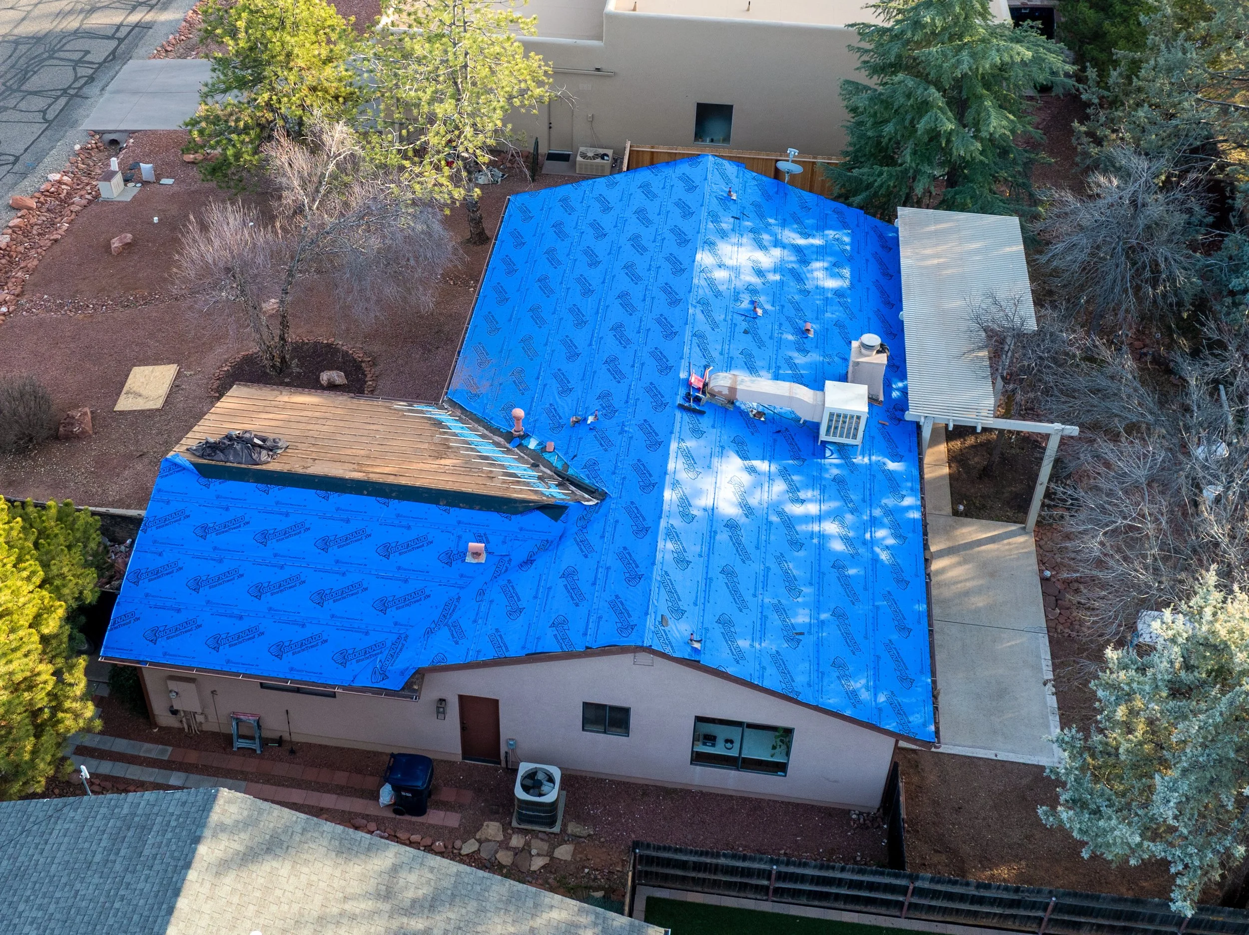 Roof Replacement - Aerial Project Overview