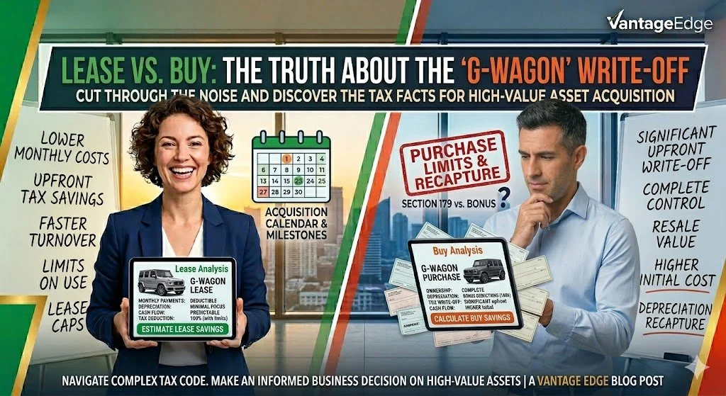 Lease vs. Buy: The Truth About the "G-Wagon" Write-Off