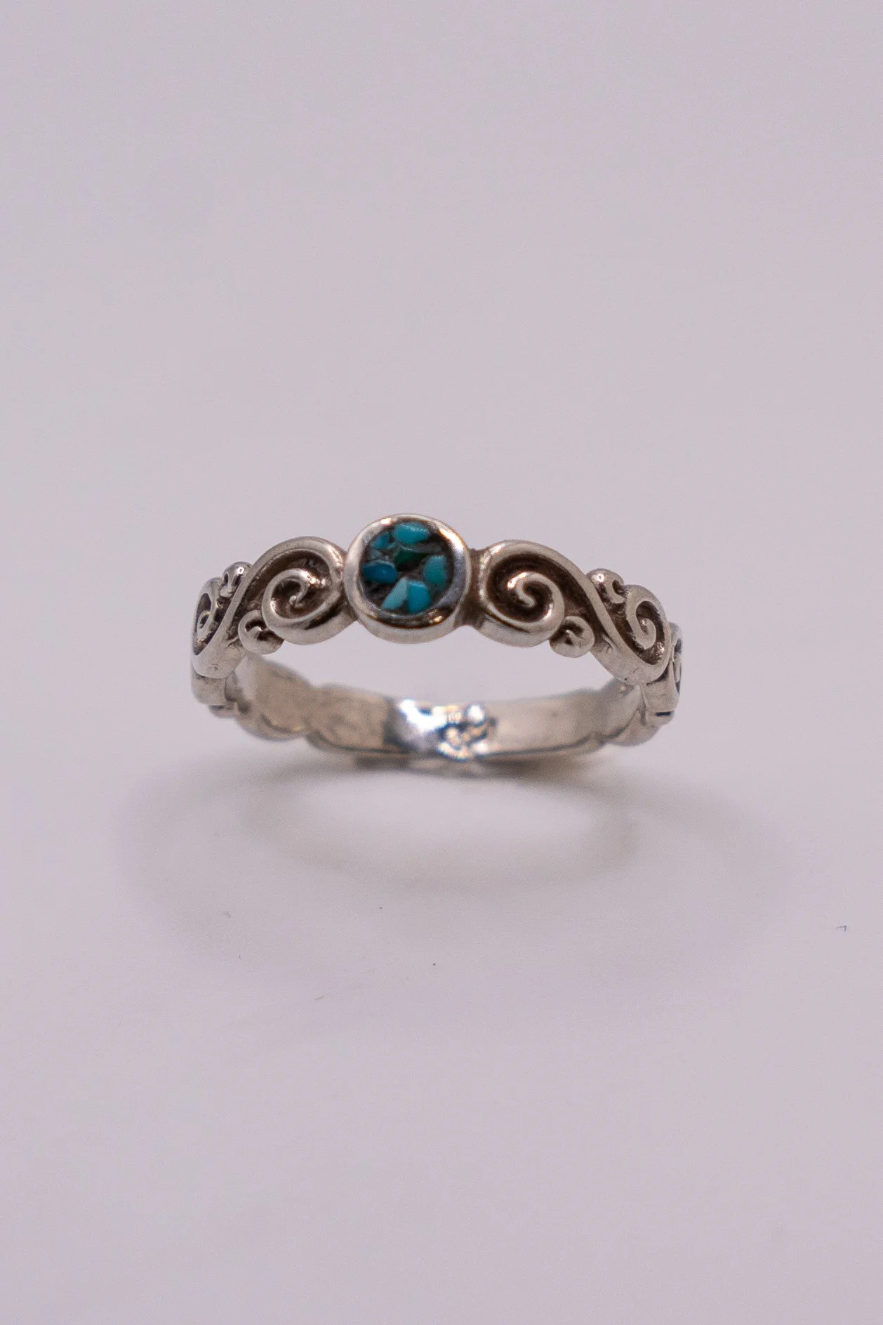 Swirl Ring in Silver