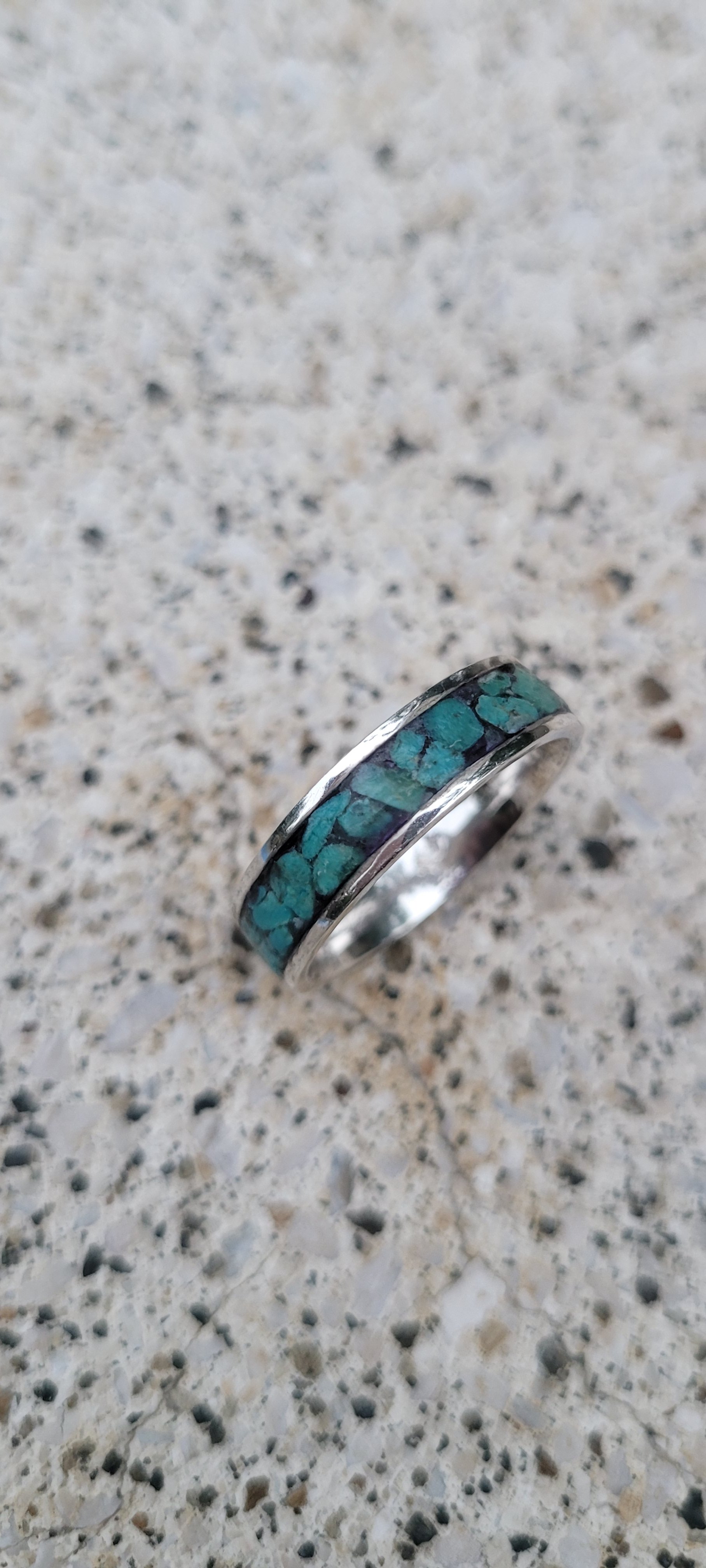 The Inlay - Sterling Silver Stone Inlay