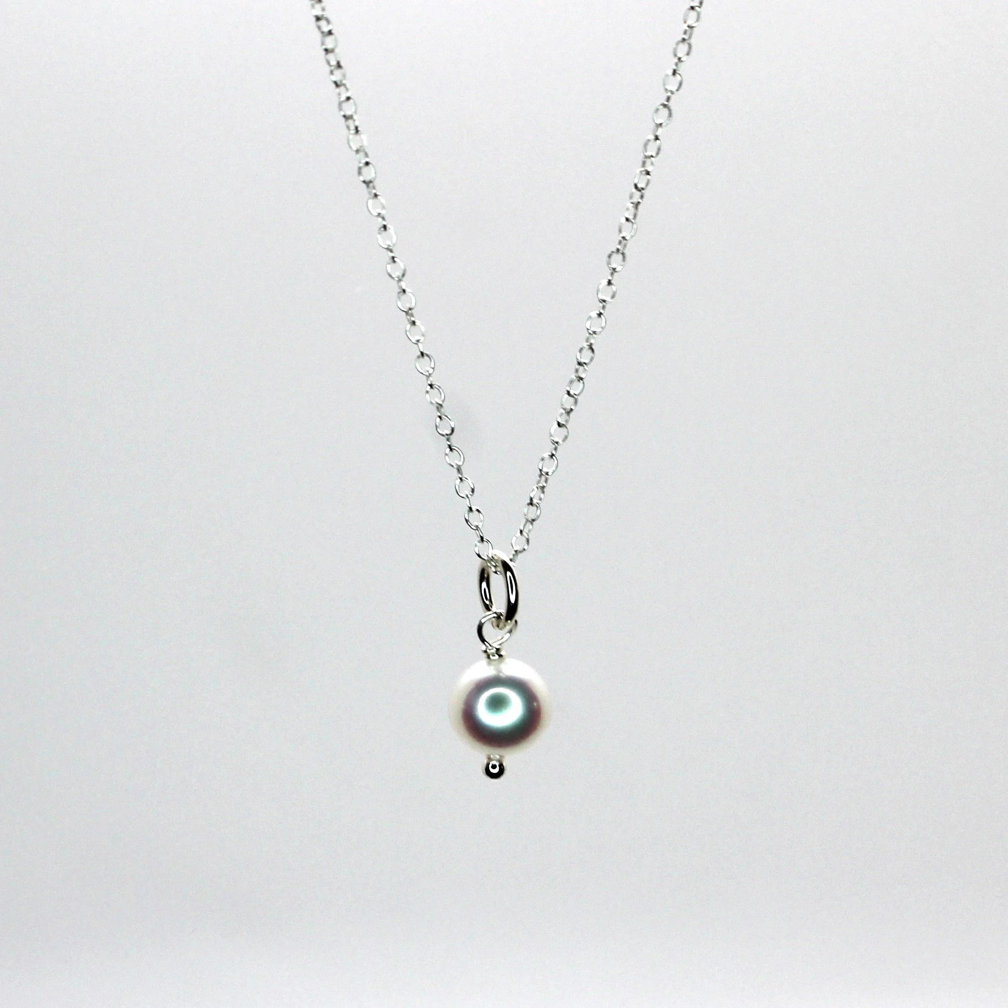 Perla Necklace - Freshwater Pearl Pendant