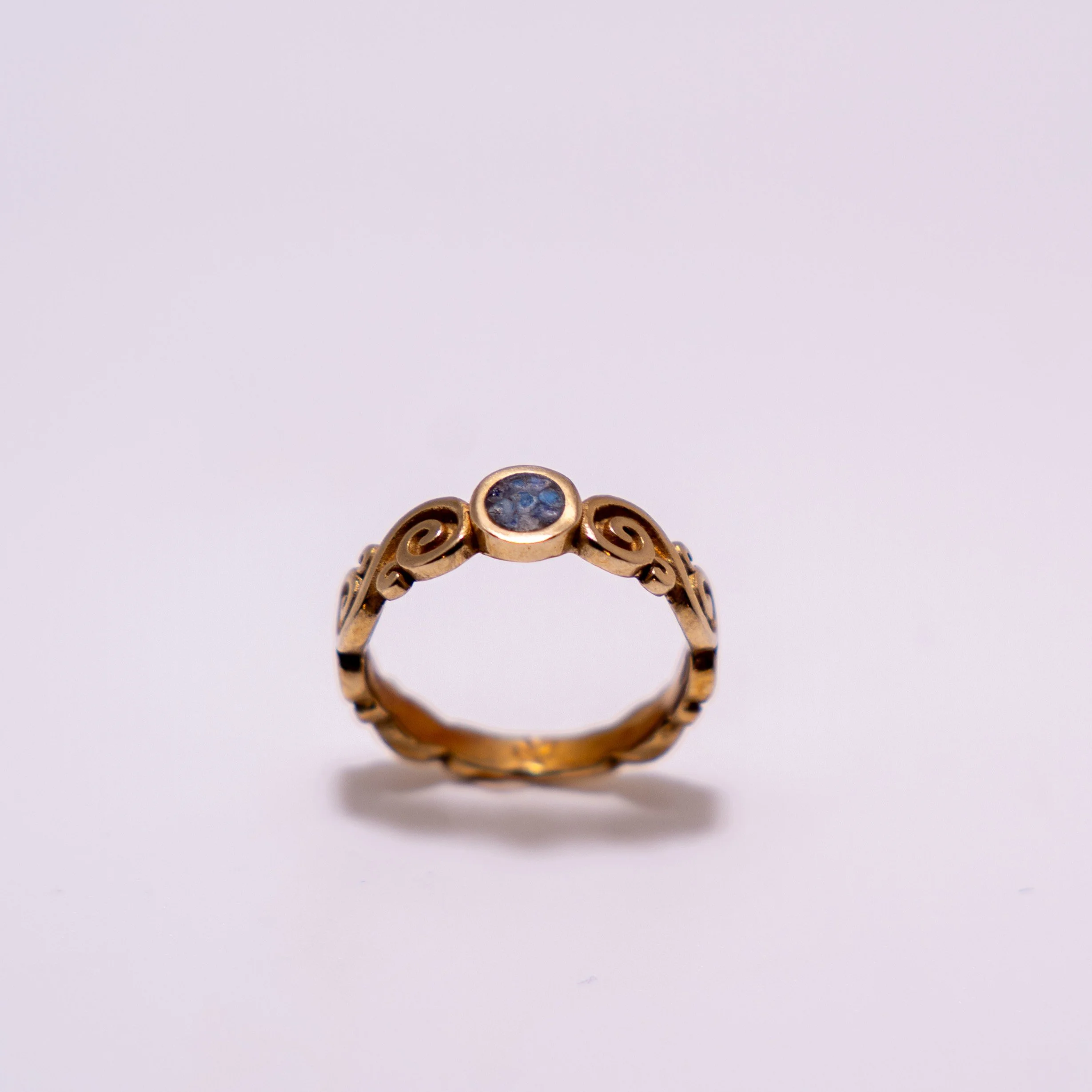 Swirl Ring in Bronze