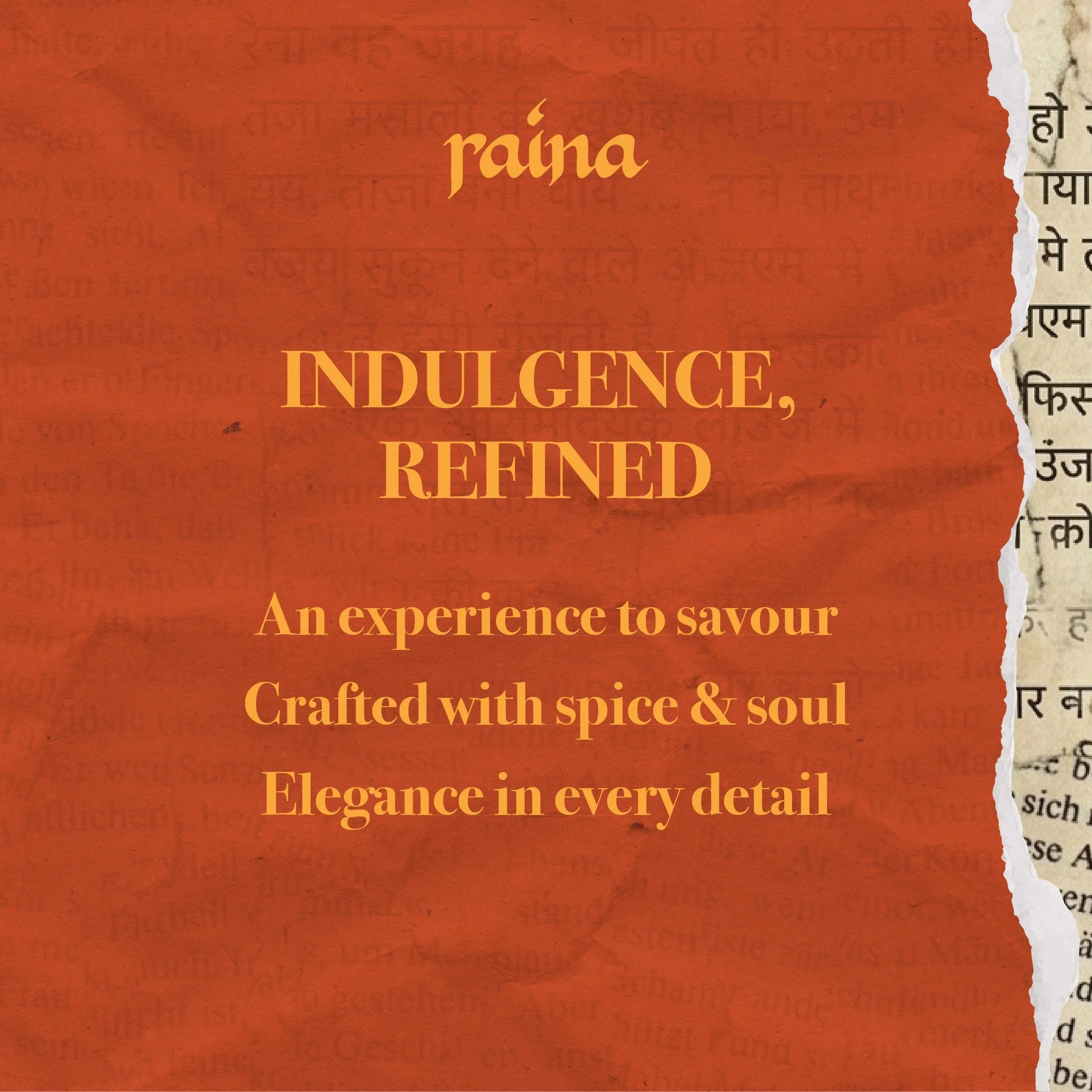 Spice in the air. Chai on the table.
A new Indian dining experience arrives soon.
Welcome to 𝐑𝐚𝐢𝐧𝐚.

#raina #tribecamall #mauritius
