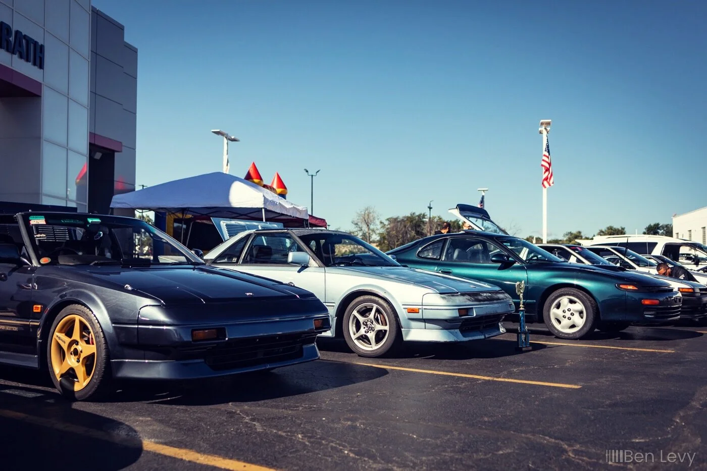 Our first #chicago meet of 2025 was Elmhurst Toyota hosting Midwest #mr2 &amp; classic Toyota&rsquo;s over 50 cars for a quick event put together in 2 weeks.  #toyotausa #aw11 #classictoyota photo by @ben_levy_pics