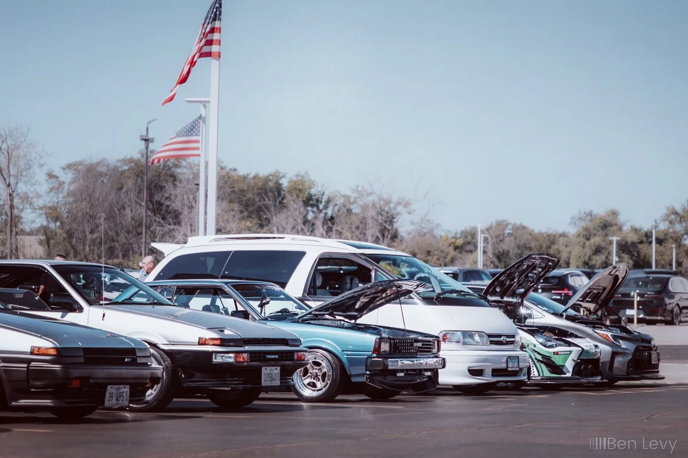 More of that #toyotaclassic line up  at our first meet in #chicago #ae86 #te72 #toyotaestima