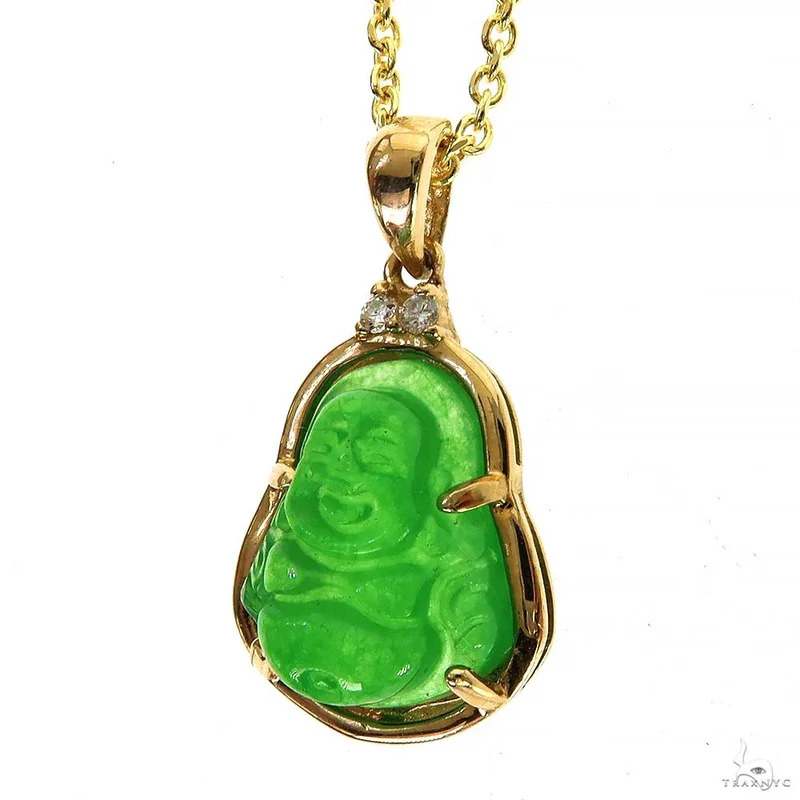Jade Stone Buddha Pendant