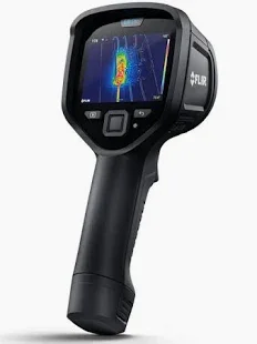 FLIR E-series thermal imaging camera used during a home inspection to detect temperature differences.
