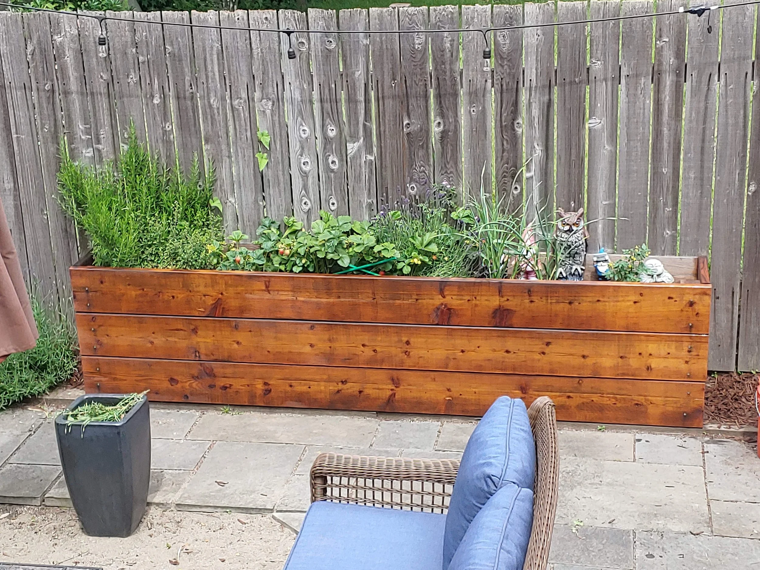 If you need custom planter boxes something I can help with.