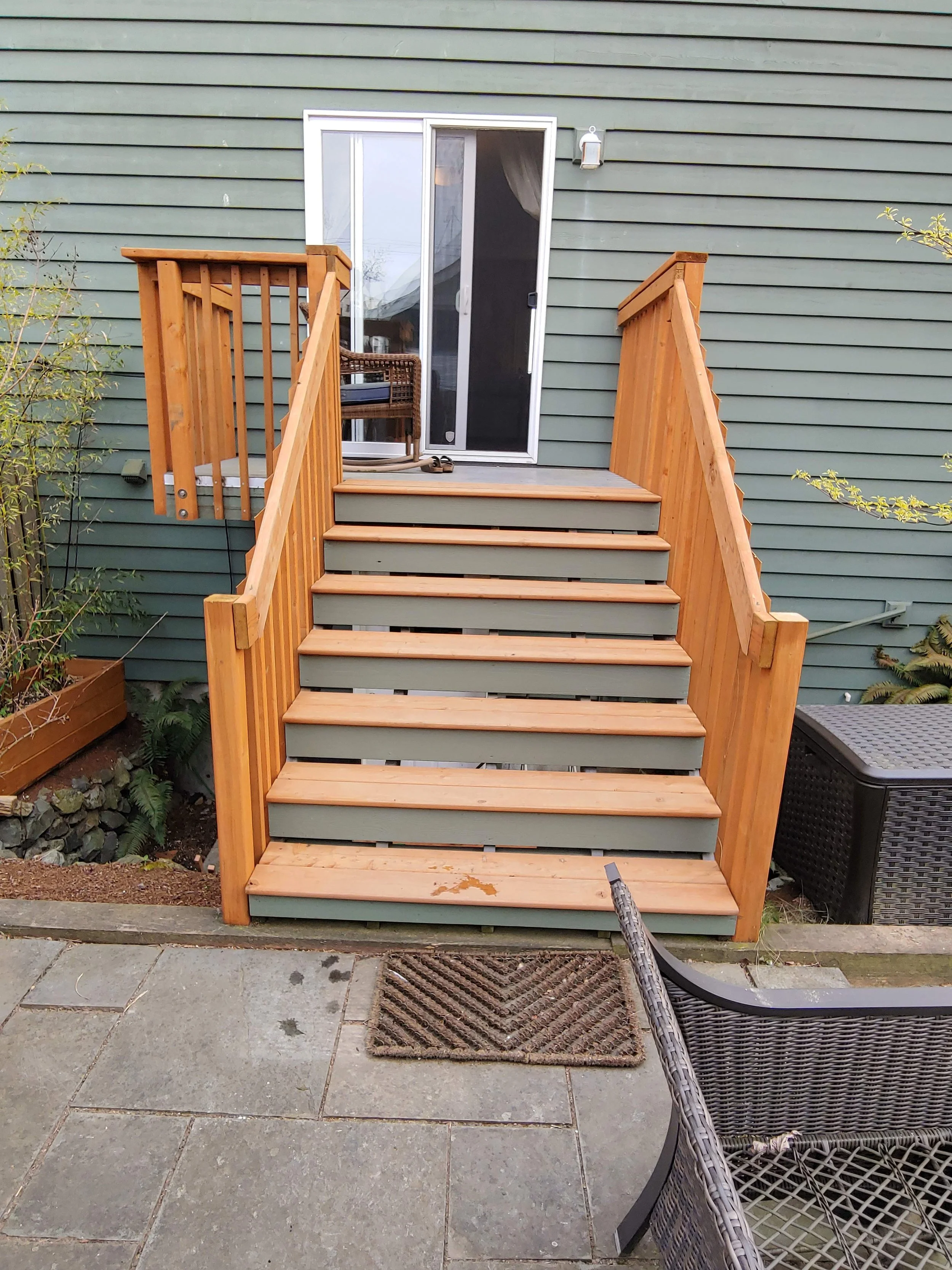 New Railings, treads and paint can make the difference