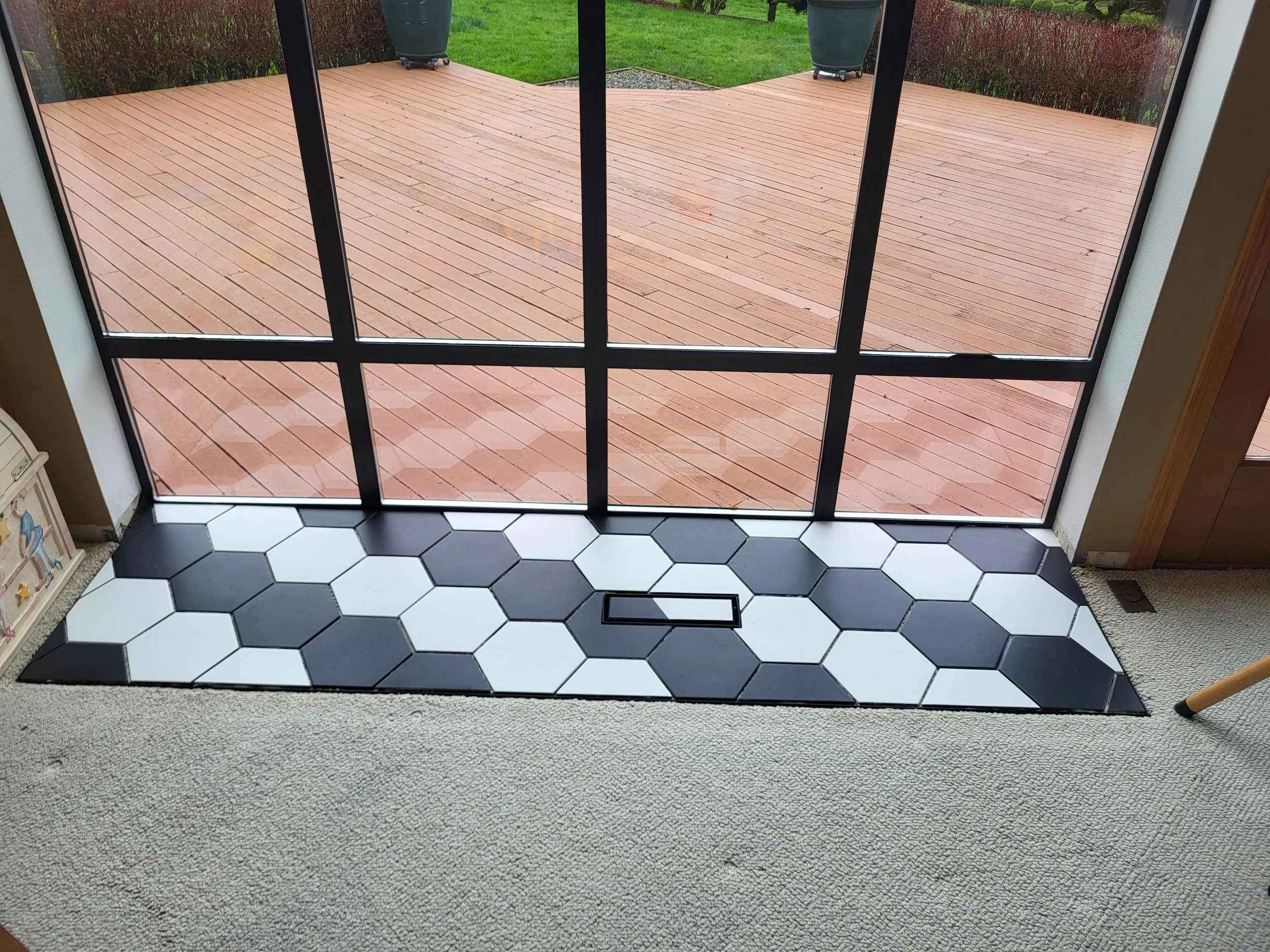 If you are looking for tile from large format down to mosaic it is something I can help with.