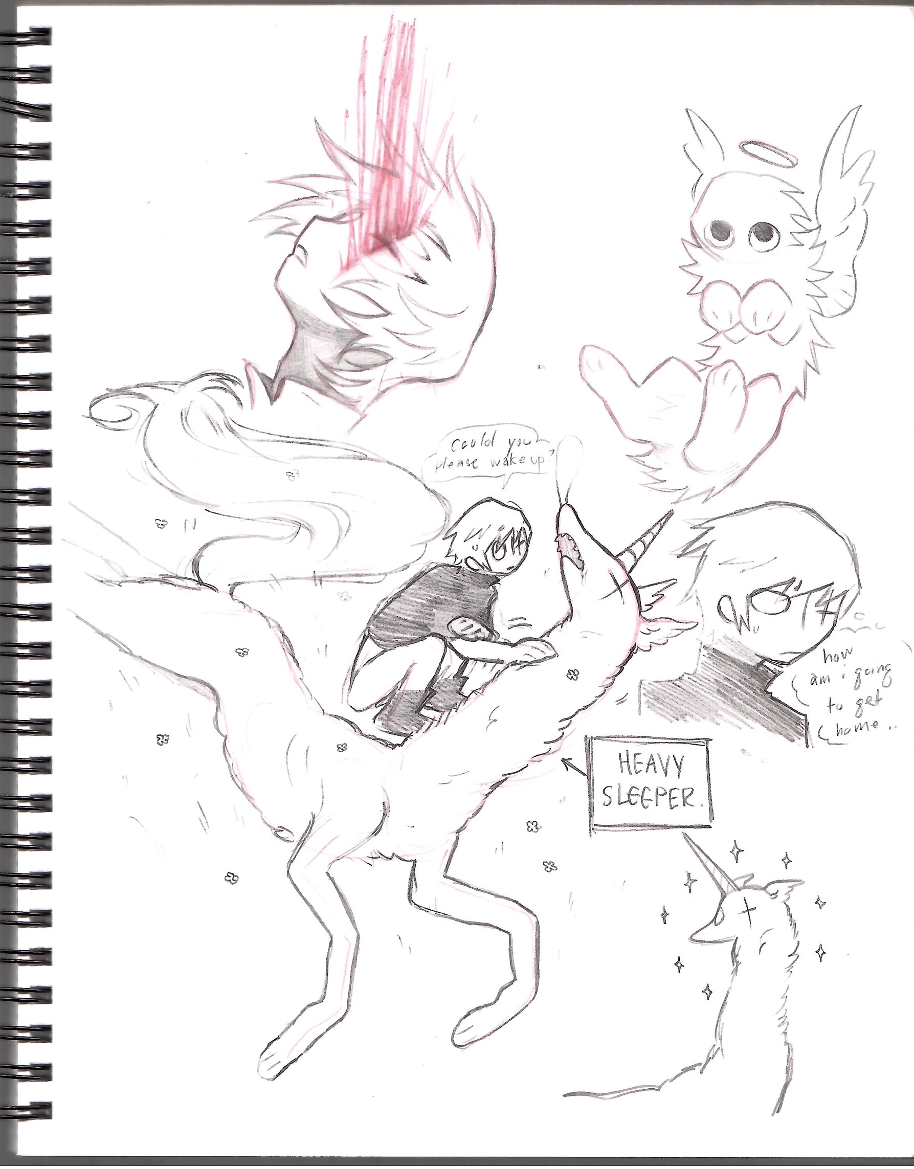 various sketchbook page 9