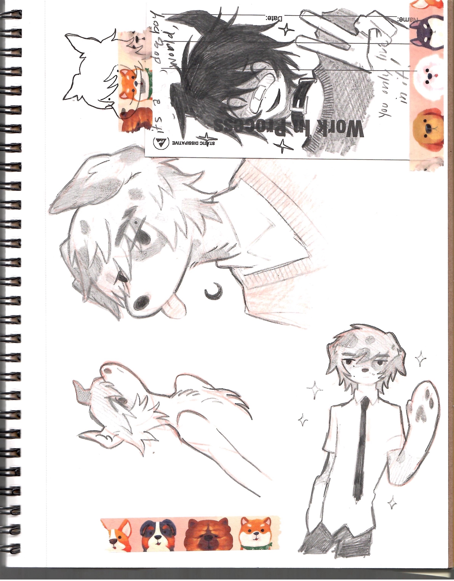 various sketchbook page 36