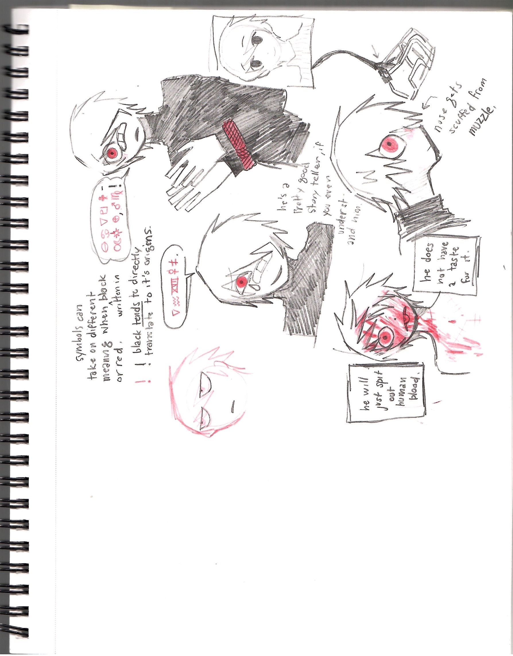 various sketchbook page 33