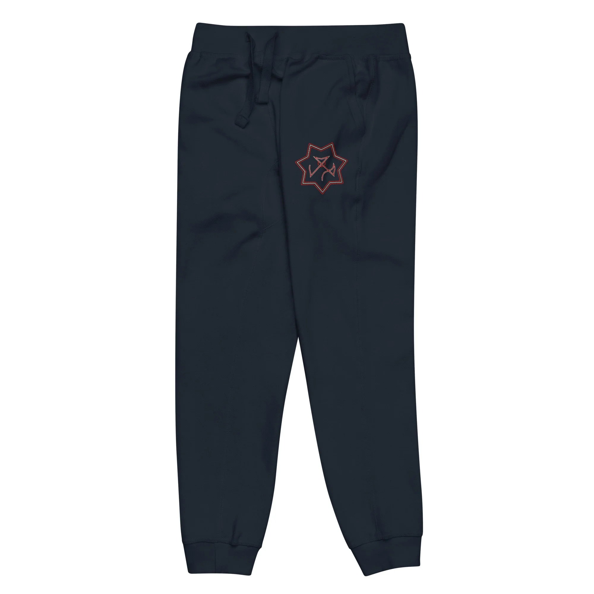 unisex-fleece-sweatpants-navy-blazer-front-left-6a1f7f85c8a51.jpg