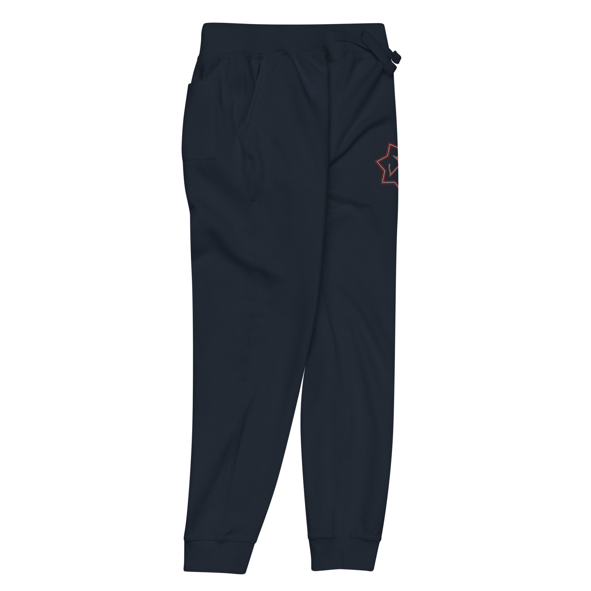 unisex-fleece-sweatpants-navy-blazer-front-right-6a1f7f85c95f5.jpg