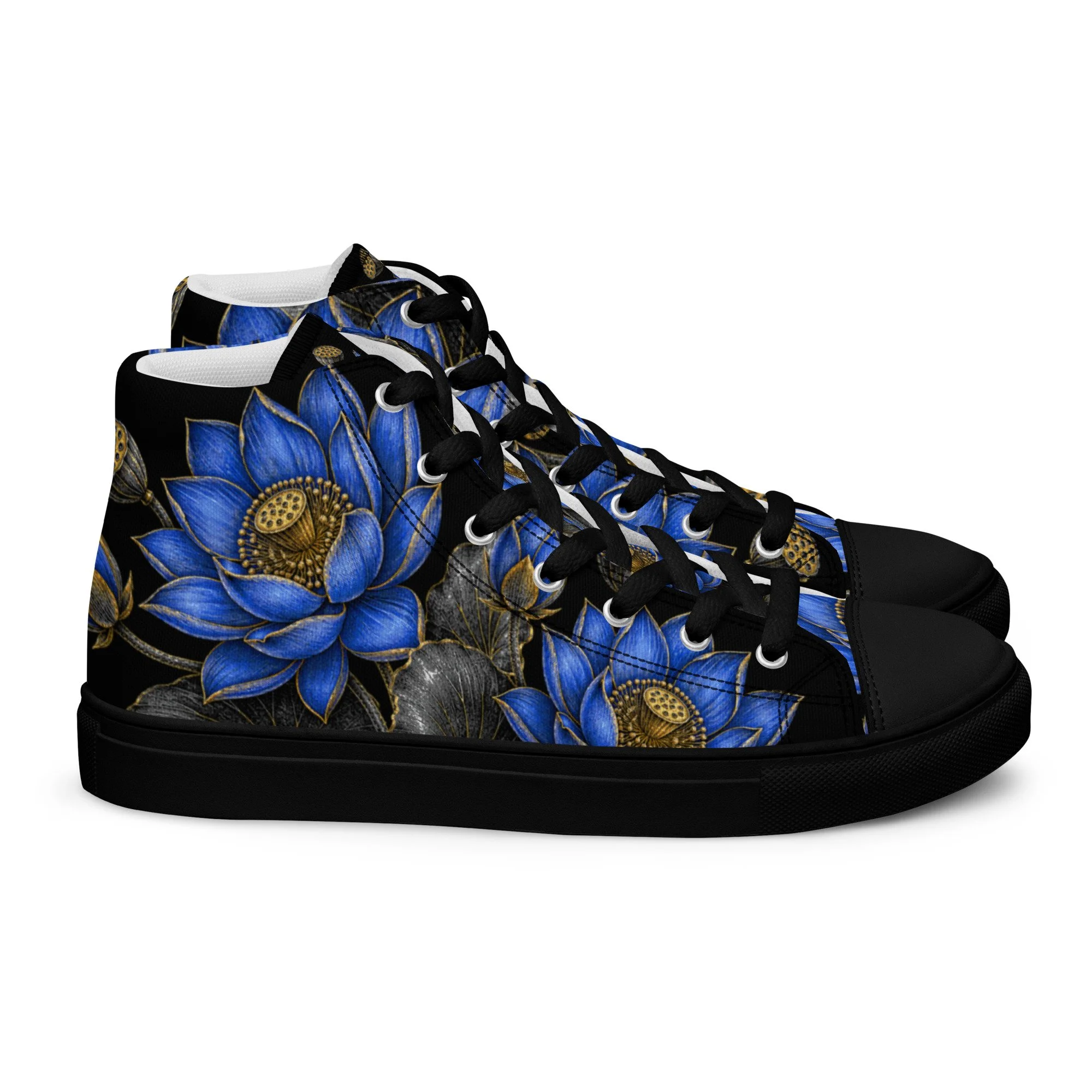 Lotus - high top canvas shoes