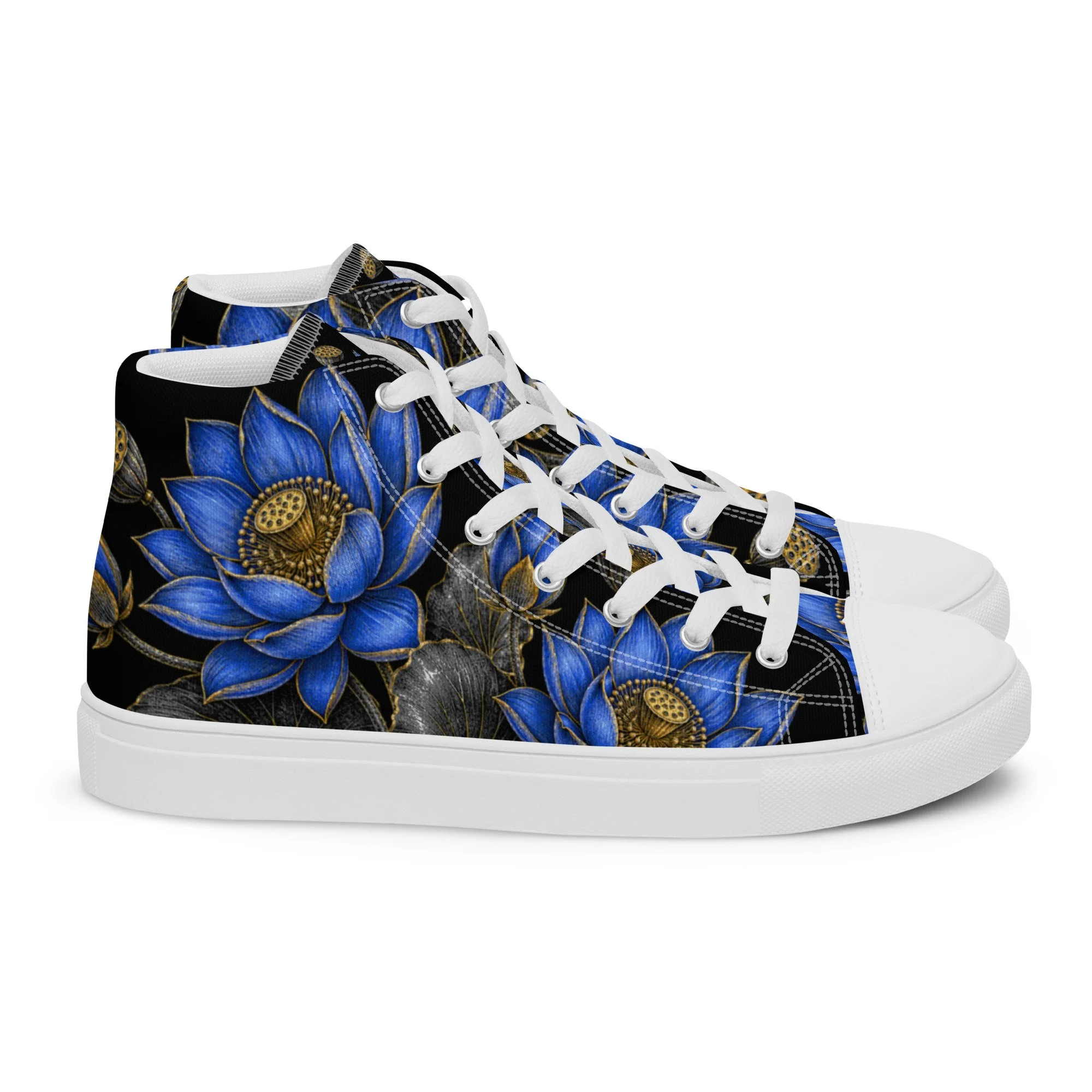 Lotus - high top canvas shoes