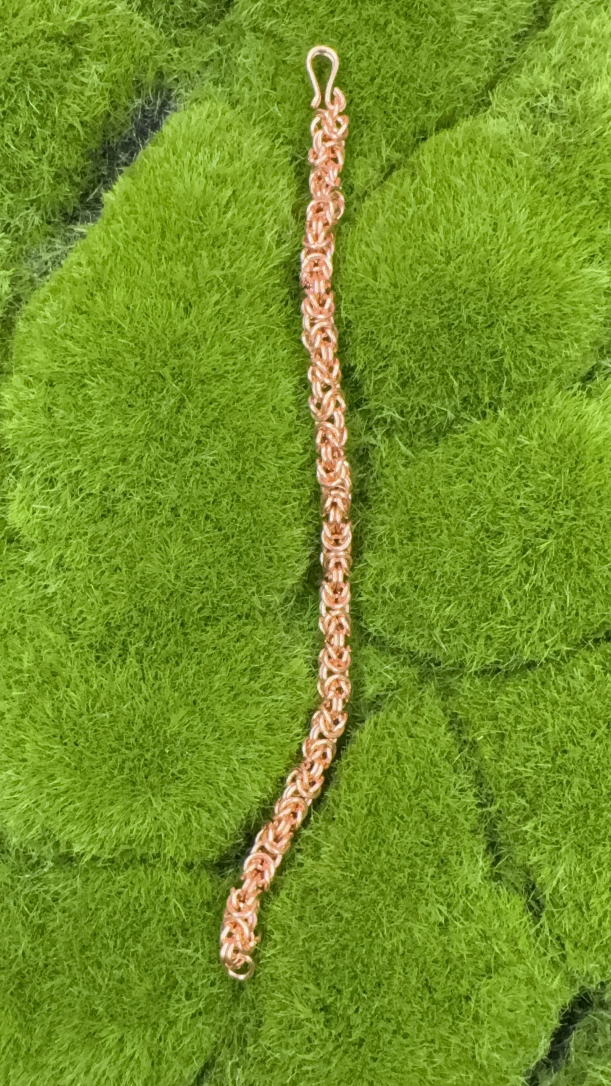 Copper Byzantine Chain -  Custom Length - AR 2.941
