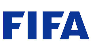 FIFA logo in blue text on a white background.