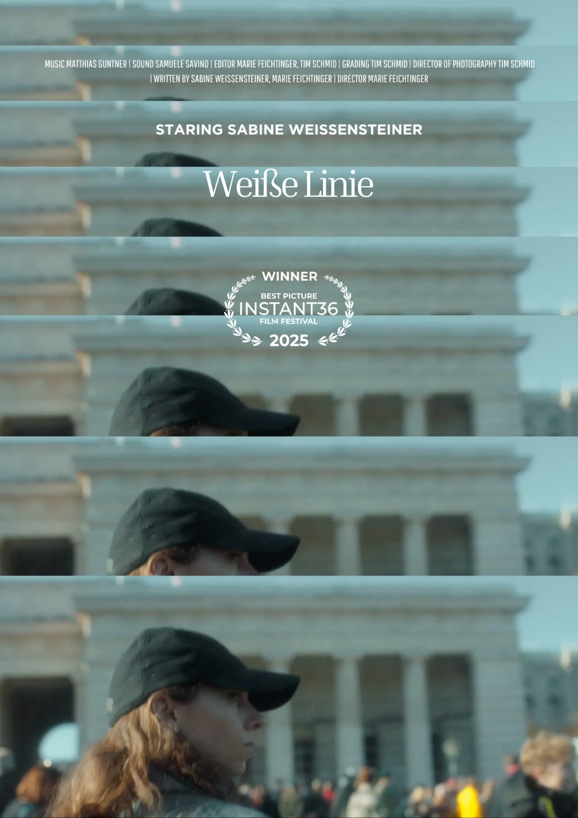 Weiße linie