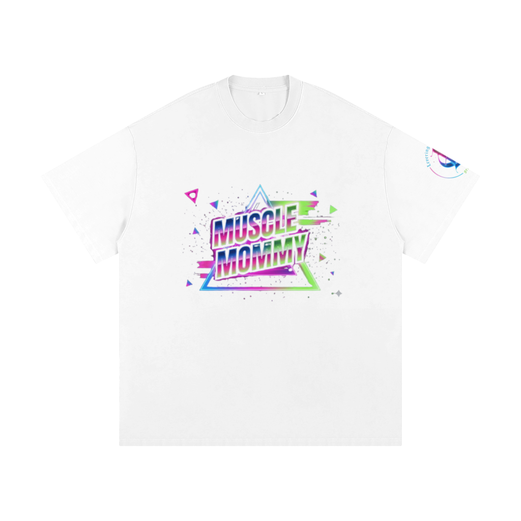 Neon Muscle Mommy White Basic Front.png