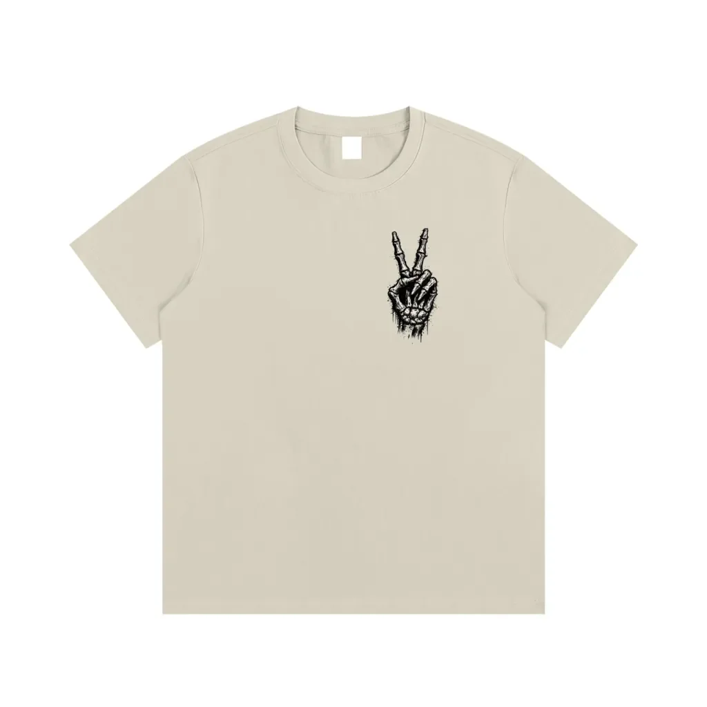 Tan Front Skelet Hand Peace.webp